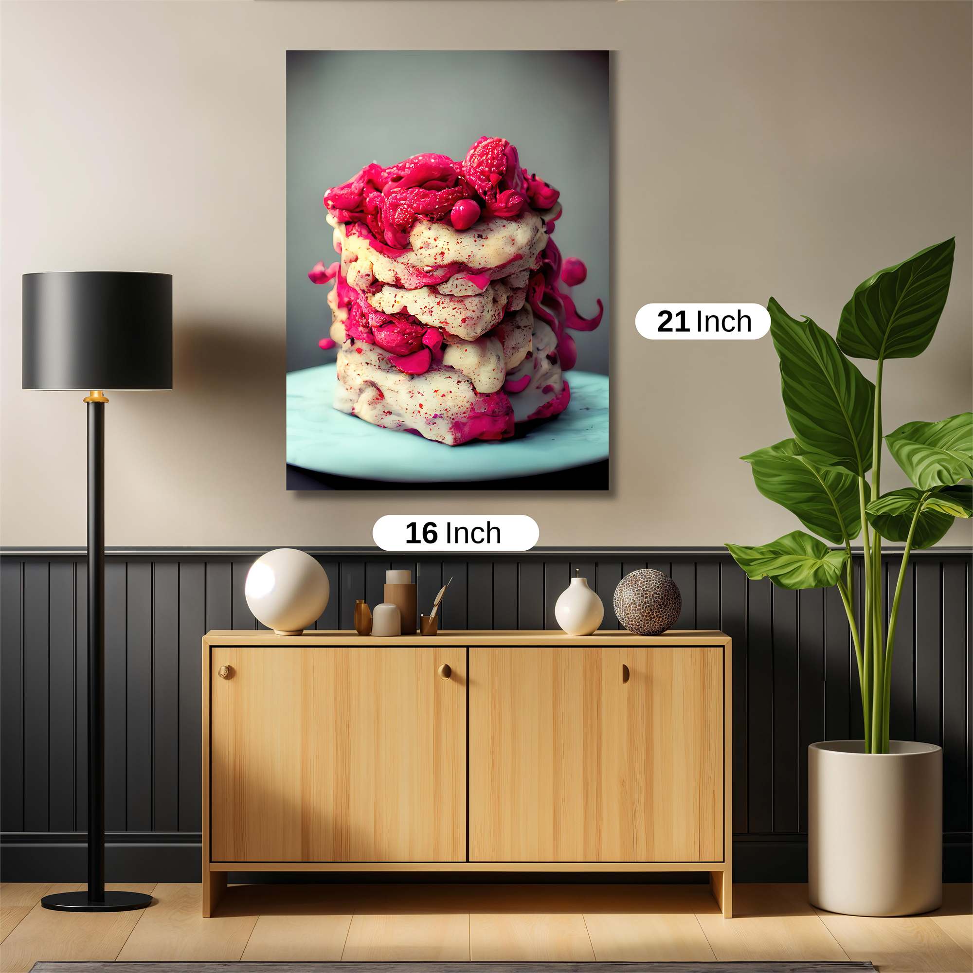 Raspberry Whimsy Safe Wall Magnetic / M