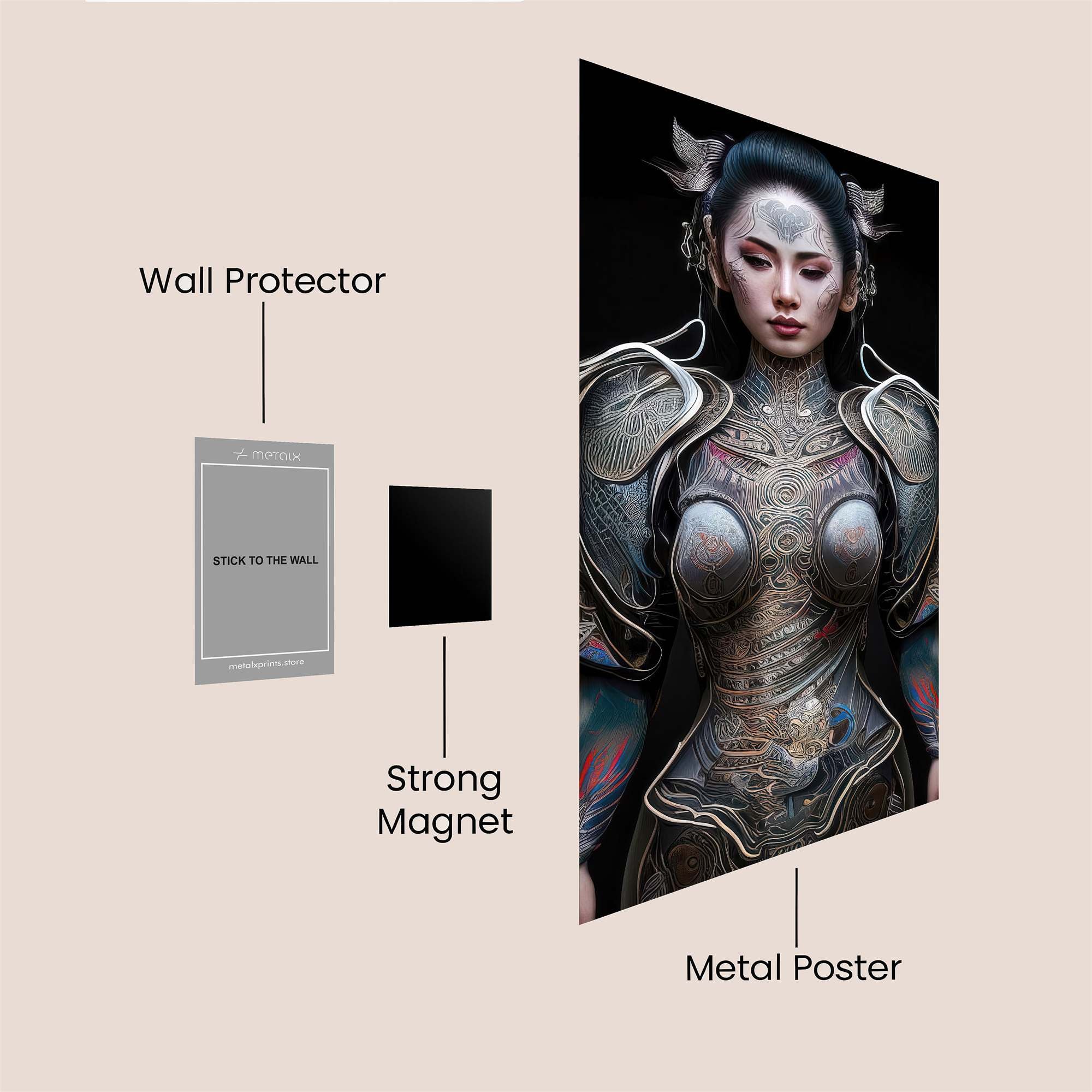 Warrior Serenity Safe Wall Magnetic / M