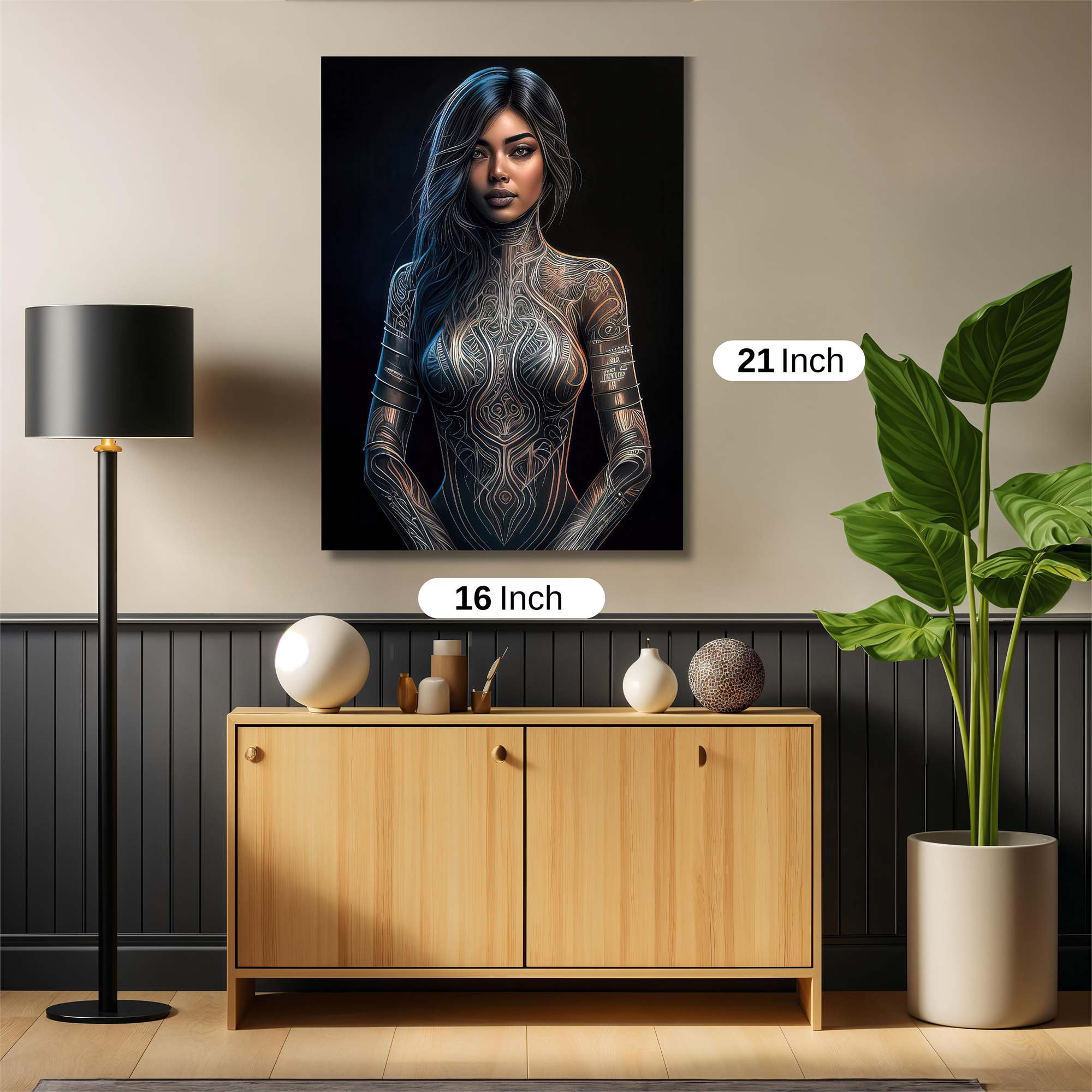 Tattoo Enigma Safe Wall Magnetic / M