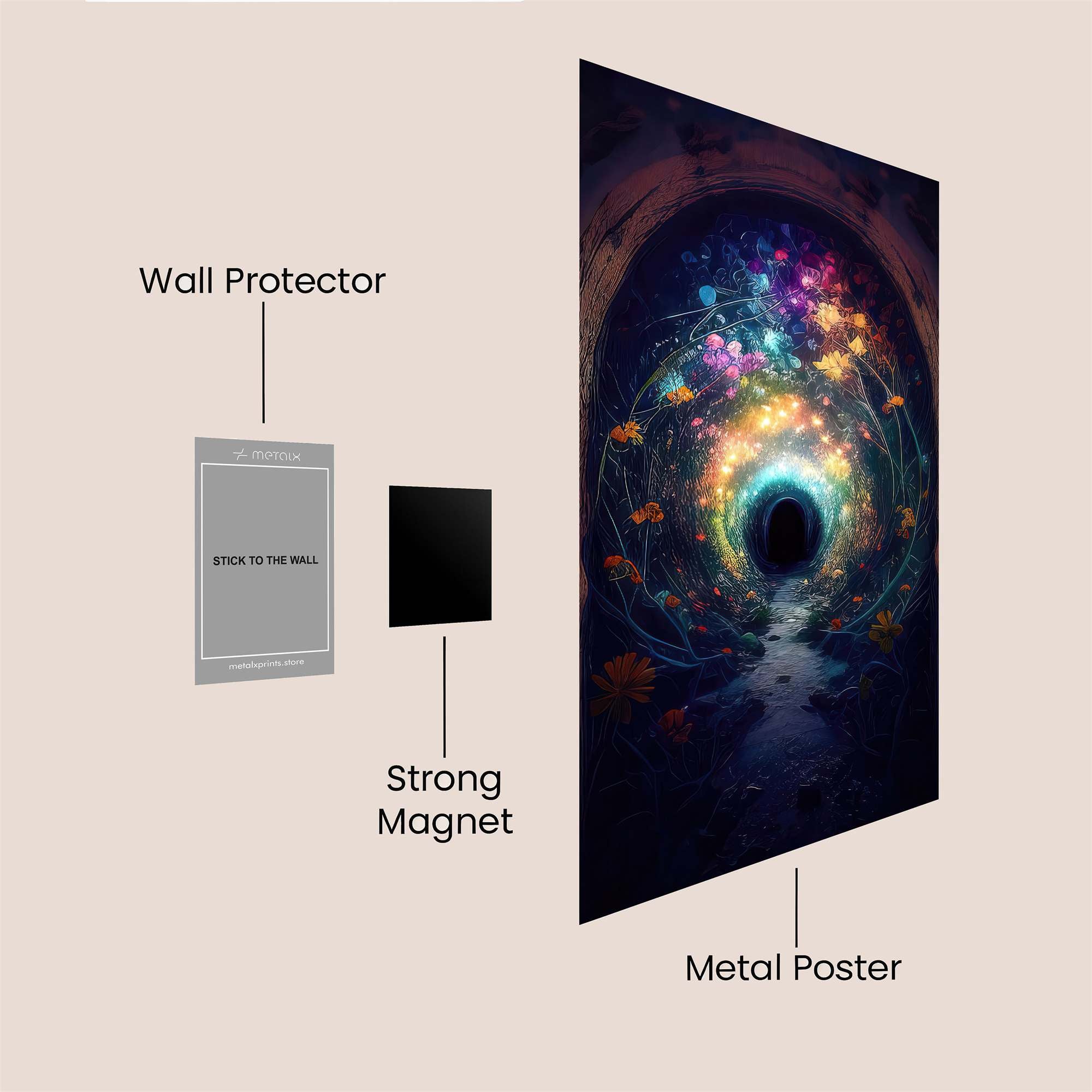 Portal Enchantment Safe Wall Magnetic / M