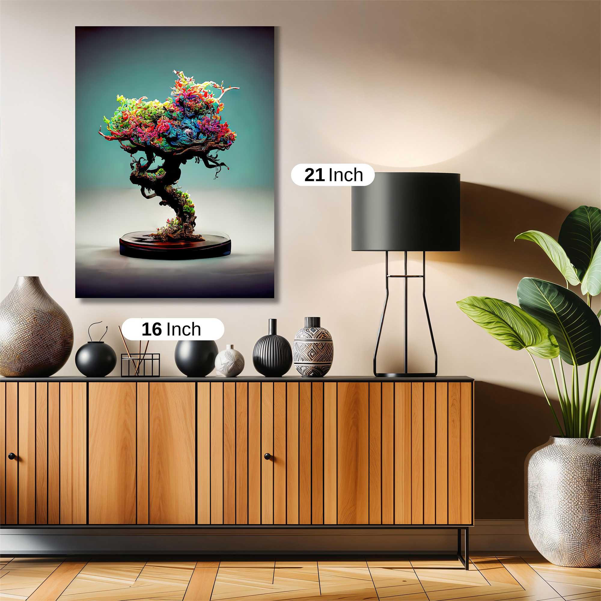 Rainbow Whimsy Safe Wall Magnetic / M