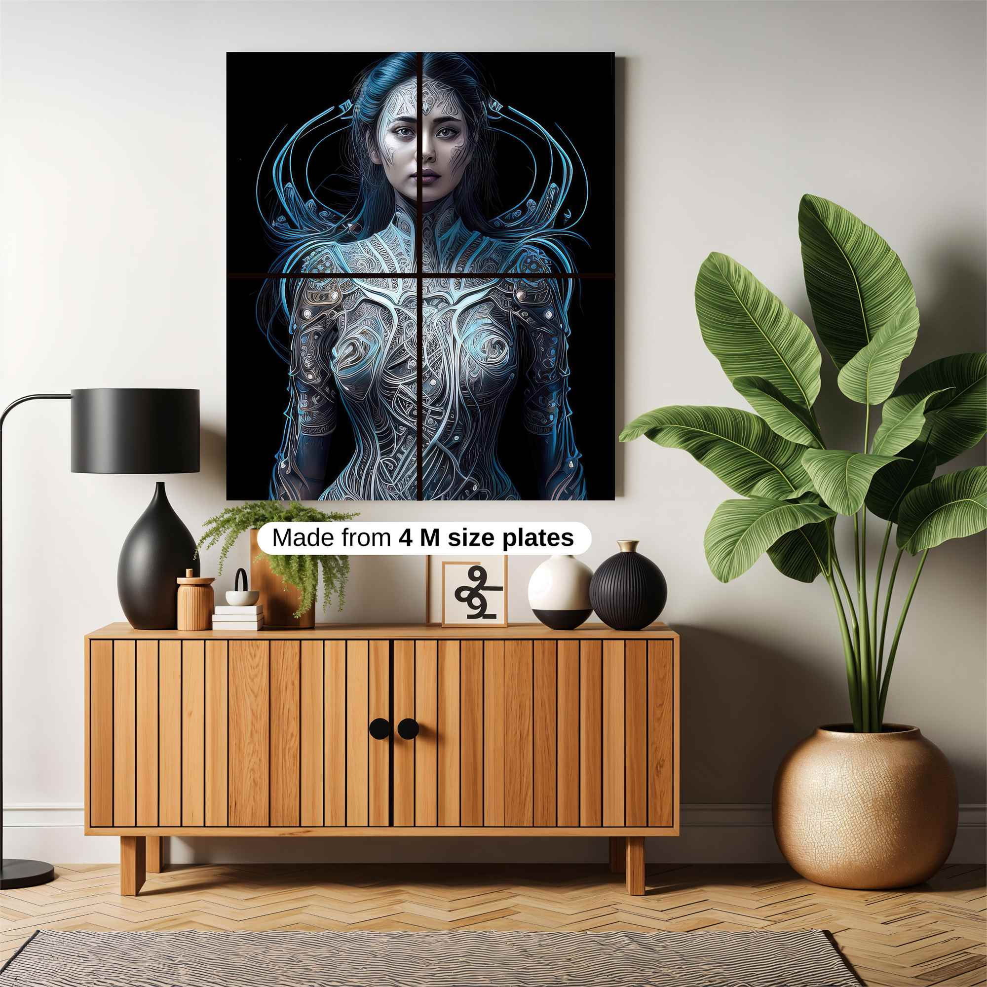 Cyber Enigma Safe Wall Magnetic / M