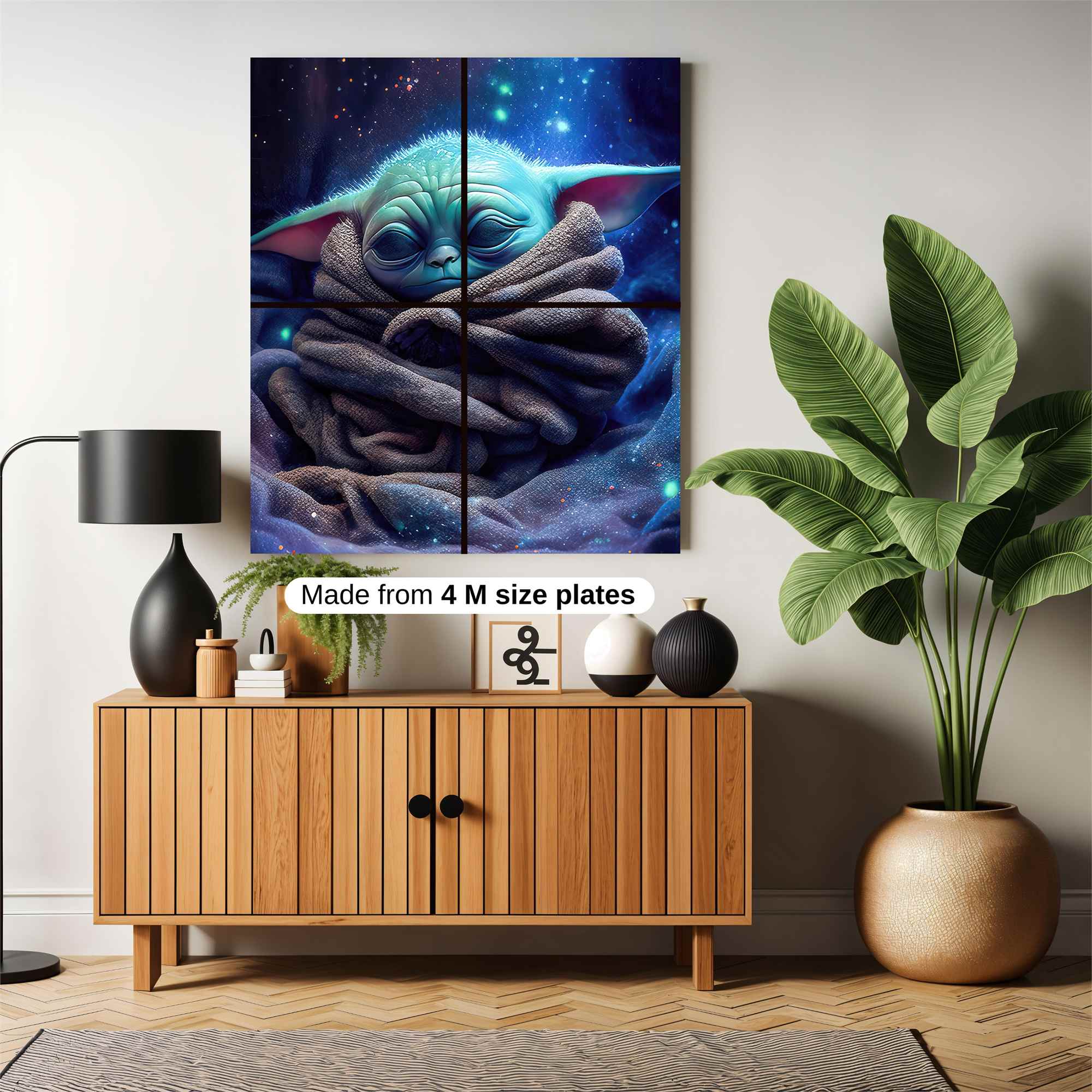Yoda Cozy Safe Wall Magnetic / M