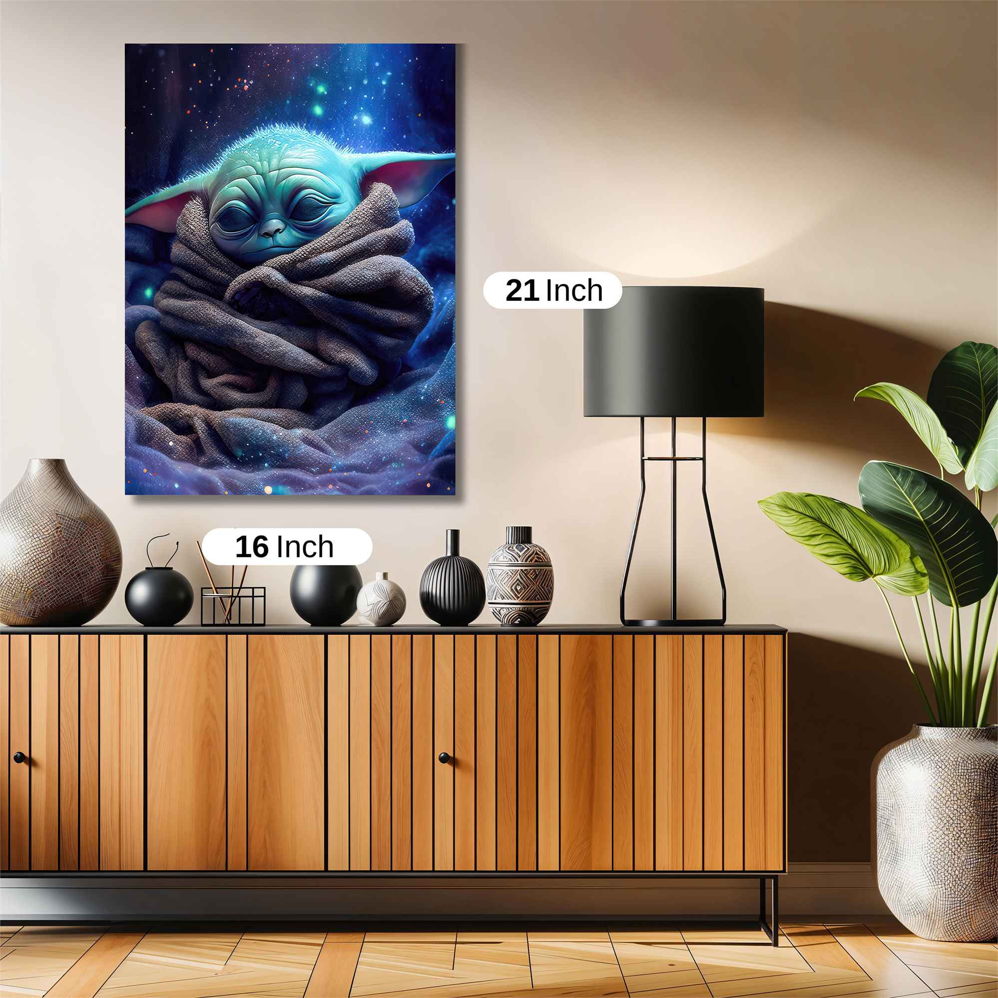 Yoda Cozy Safe Wall Magnetic / M