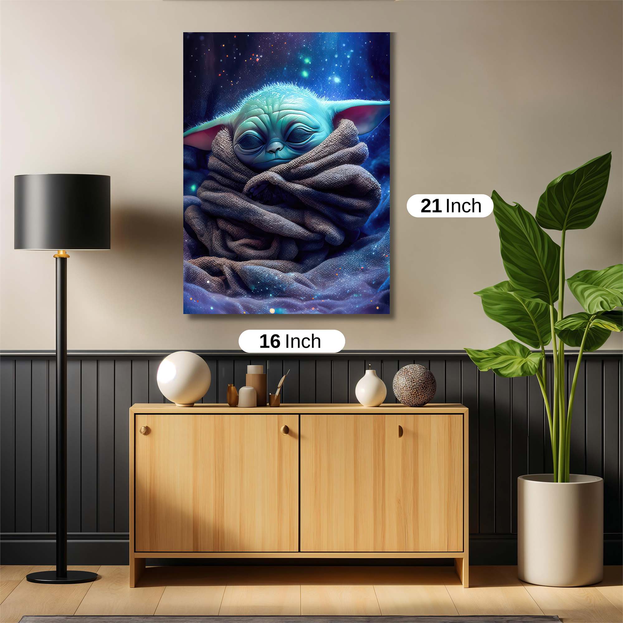 Yoda Cozy Safe Wall Magnetic / M