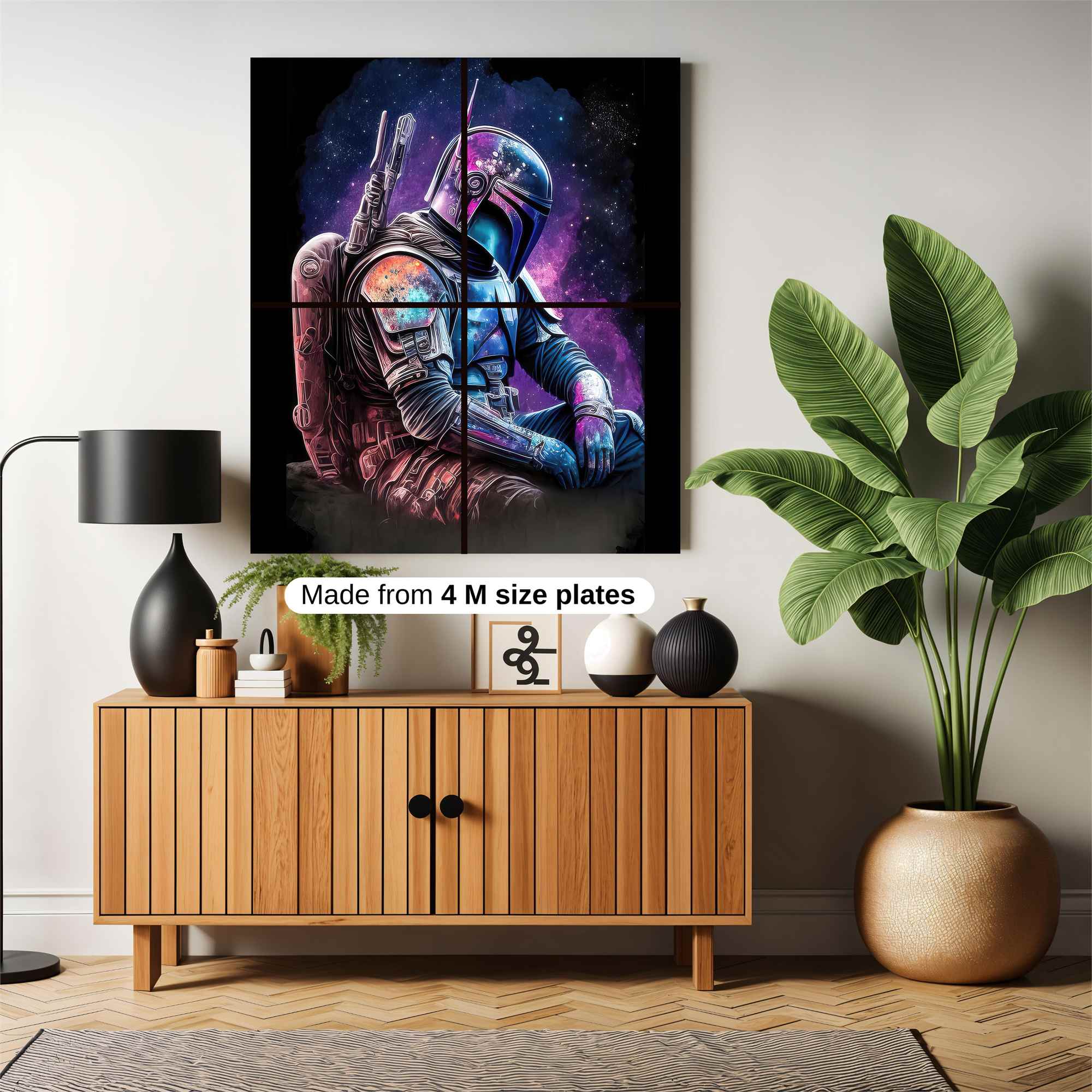 Mandalorian Cosmic Safe Wall Magnetic / M