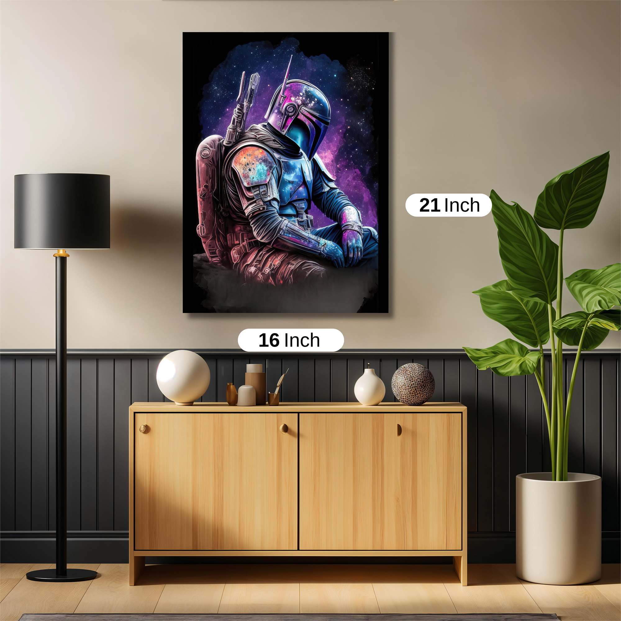 Mandalorian Cosmic Safe Wall Magnetic / M