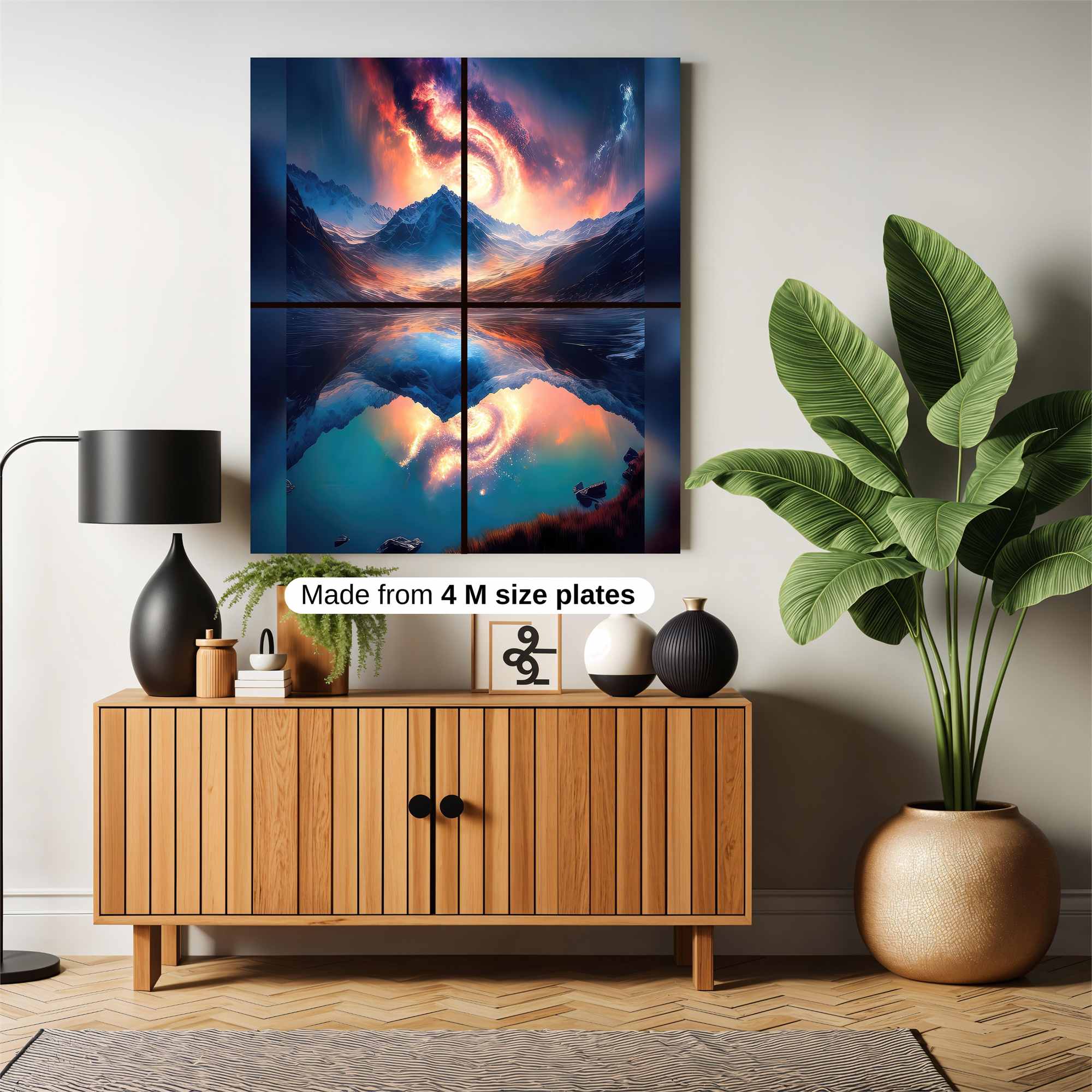 Mountain Rapture Safe Wall Magnetic / M
