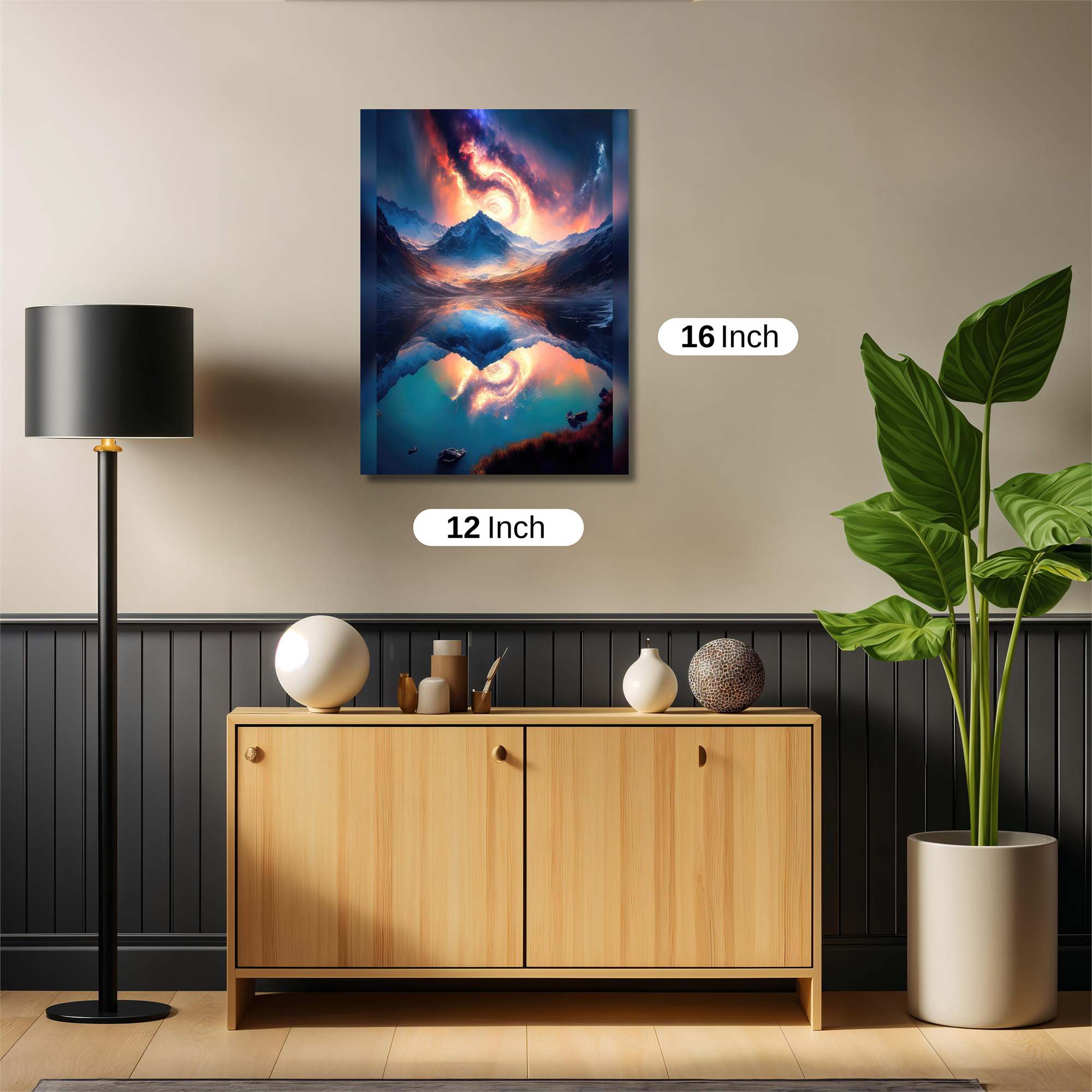 Mountain Rapture Safe Wall Magnetic / M