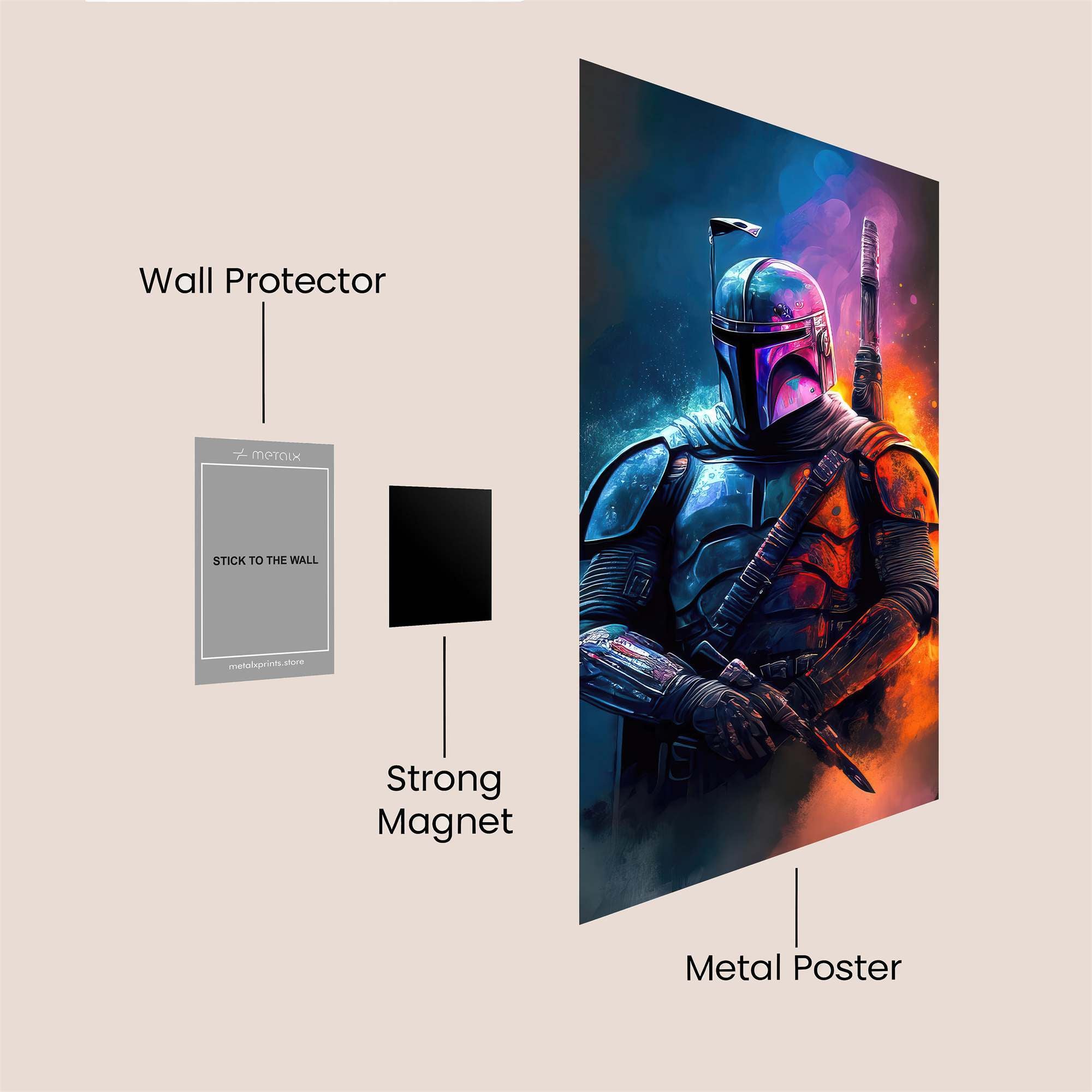 Mando Radiant Safe Wall Magnetic / M