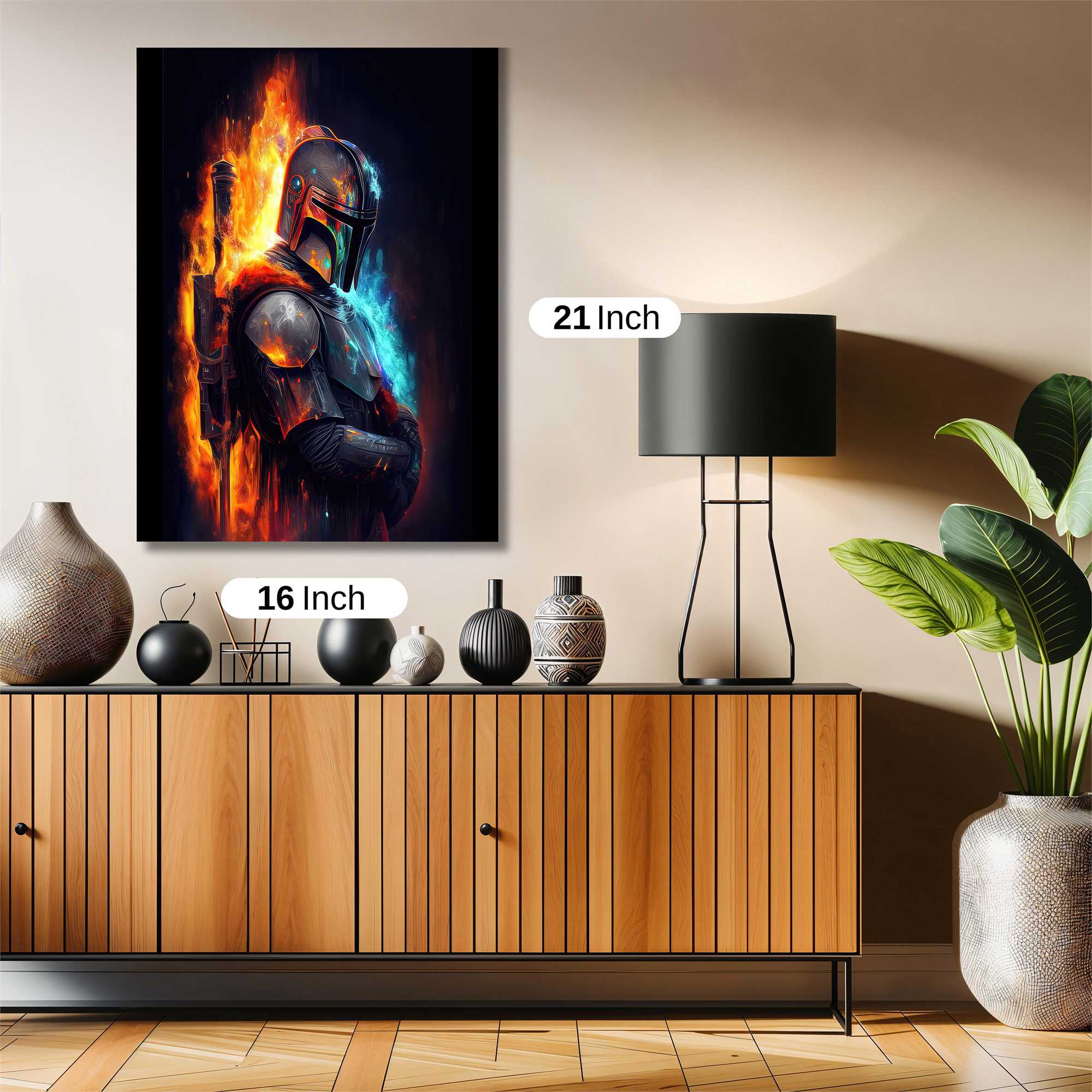 Mando Inferno Safe Wall Magnetic / M