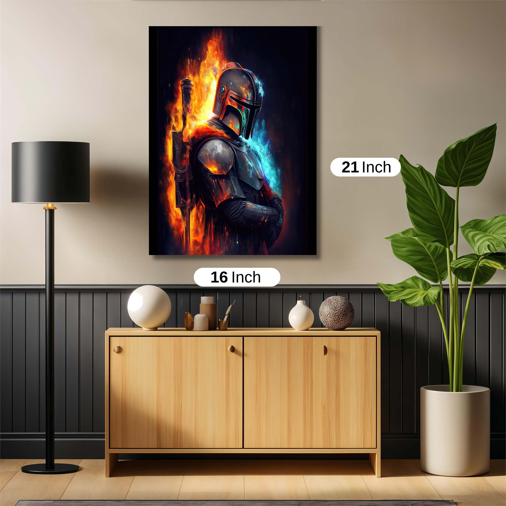 Mando Inferno Safe Wall Magnetic / M