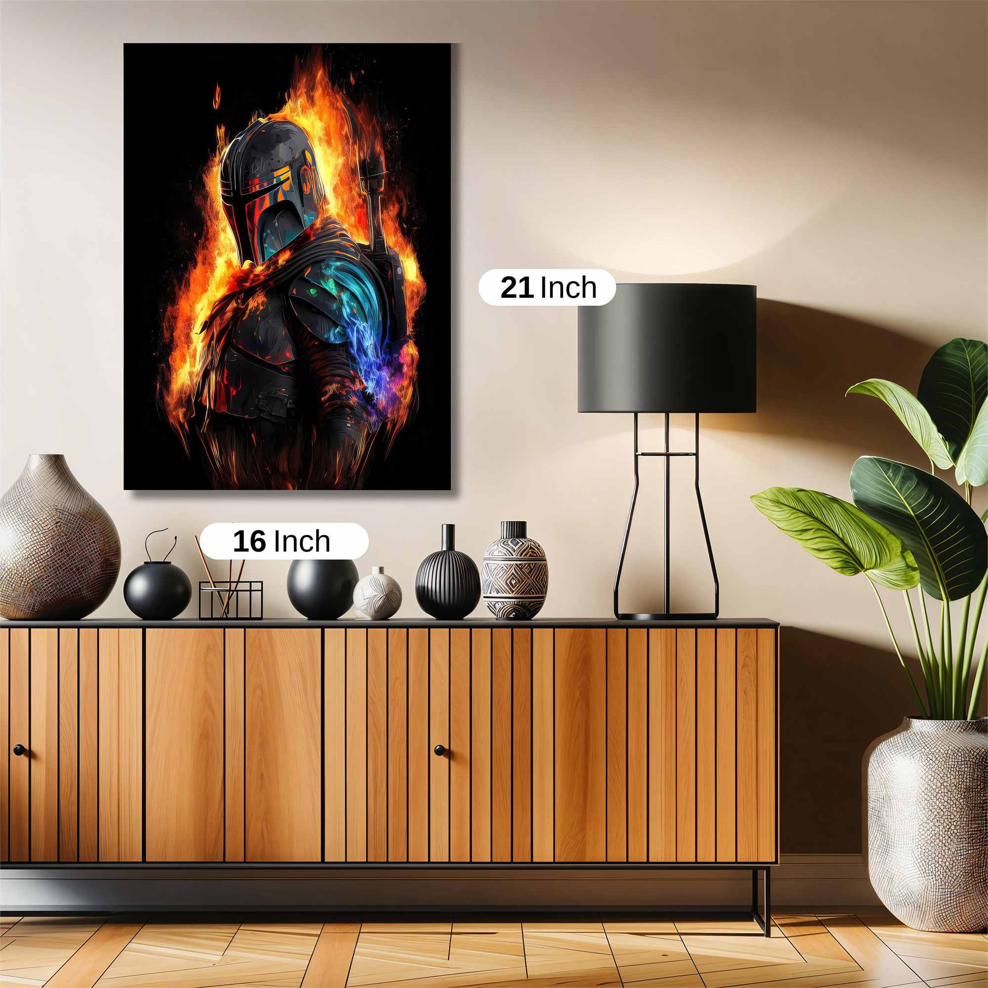 Mando Inferno Safe Wall Magnetic / M