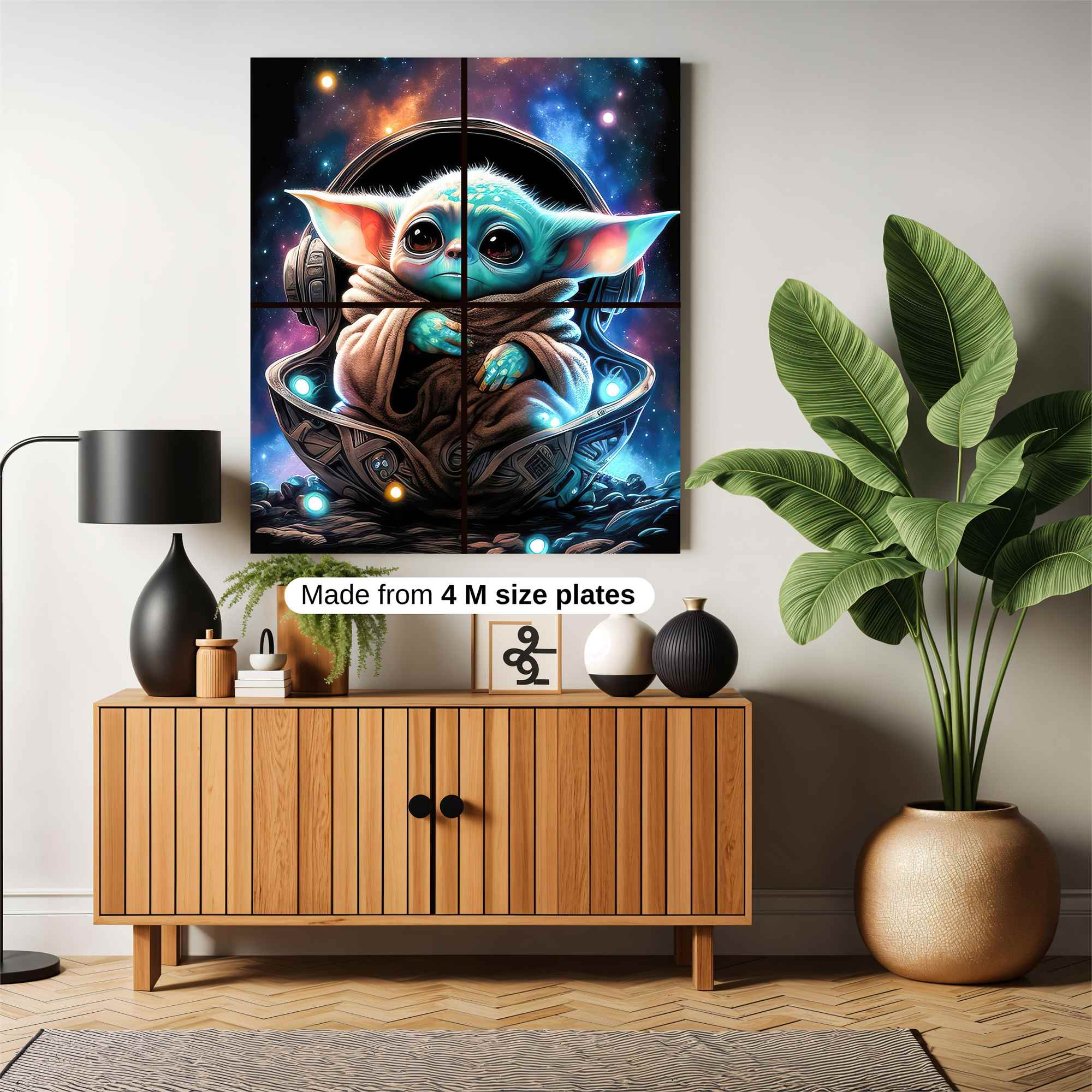 Grogu Cosmic Safe Wall Magnetic / M