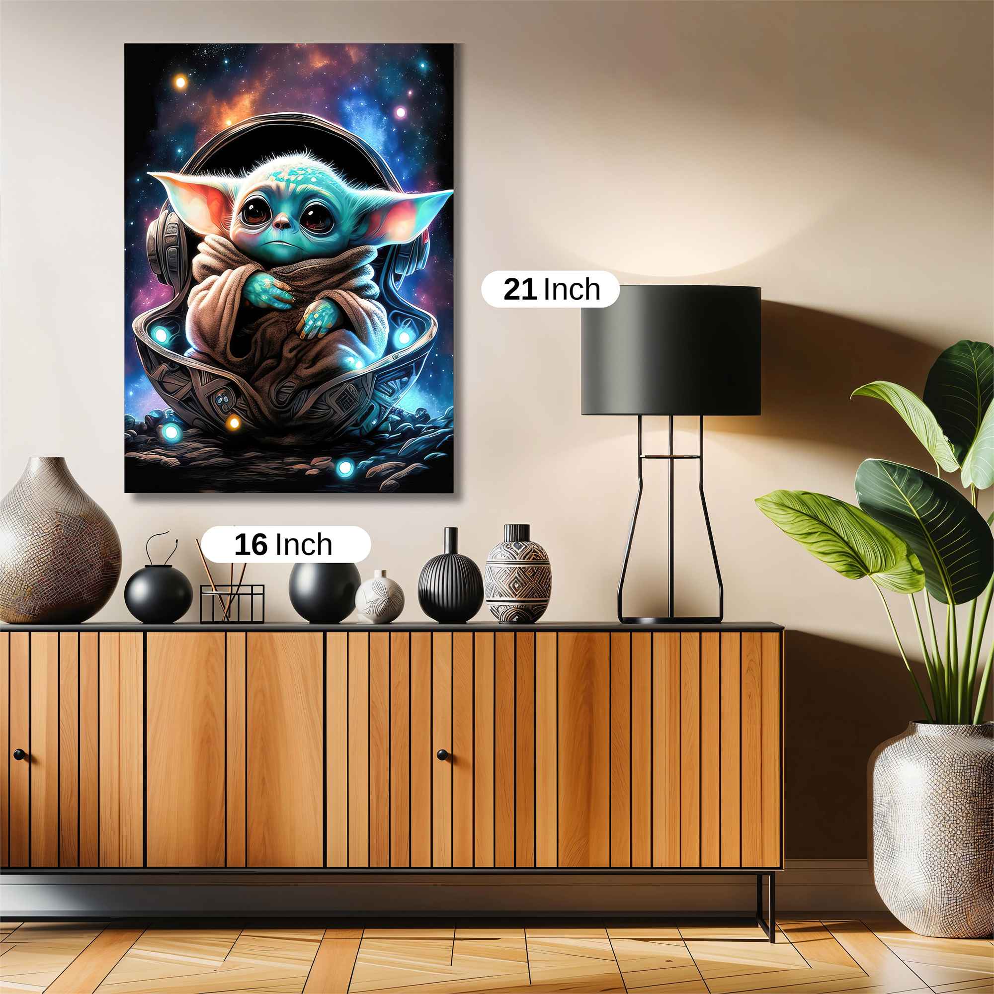 Grogu Cosmic Safe Wall Magnetic / M