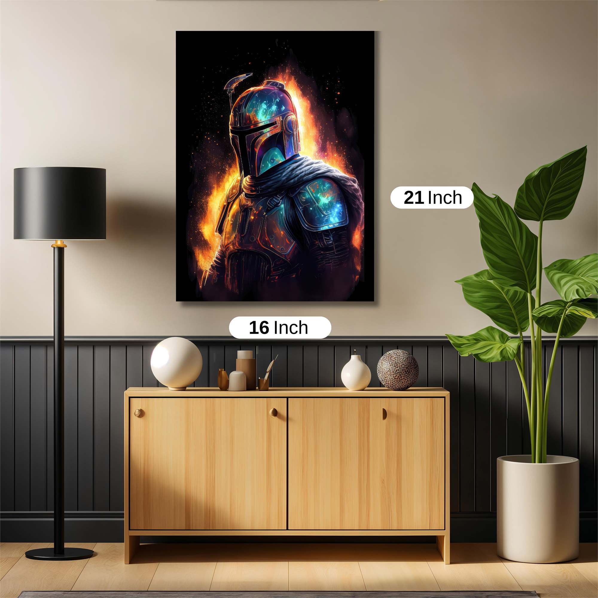 Mando Cosmic Safe Wall Magnetic / M