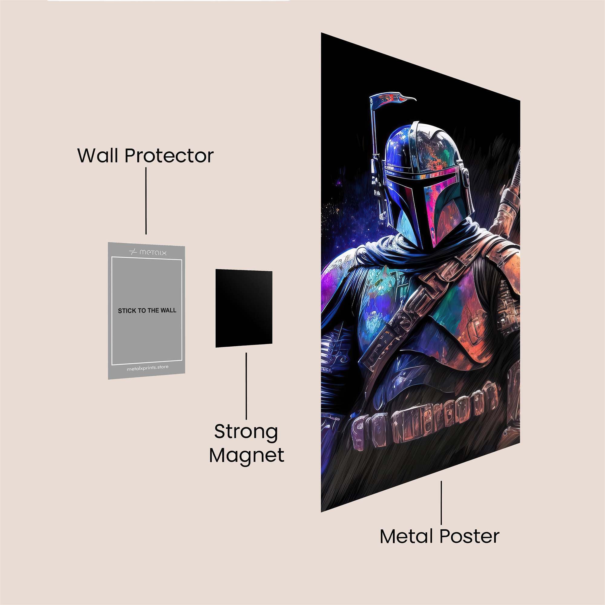 Mando Radiant Safe Wall Magnetic / M