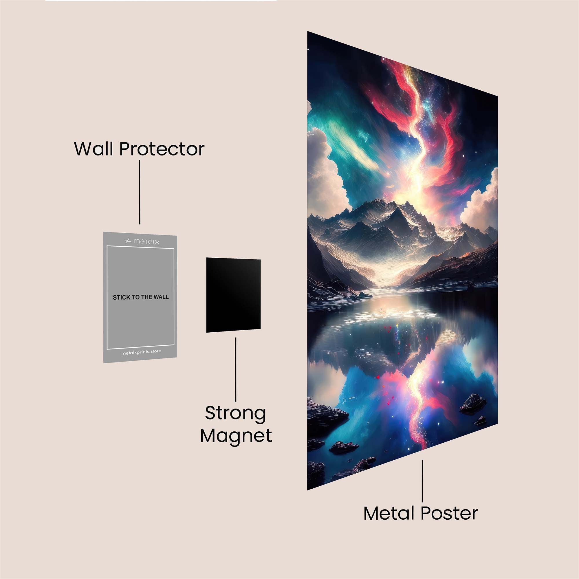 Aurora Majesty Safe Wall Magnetic / M
