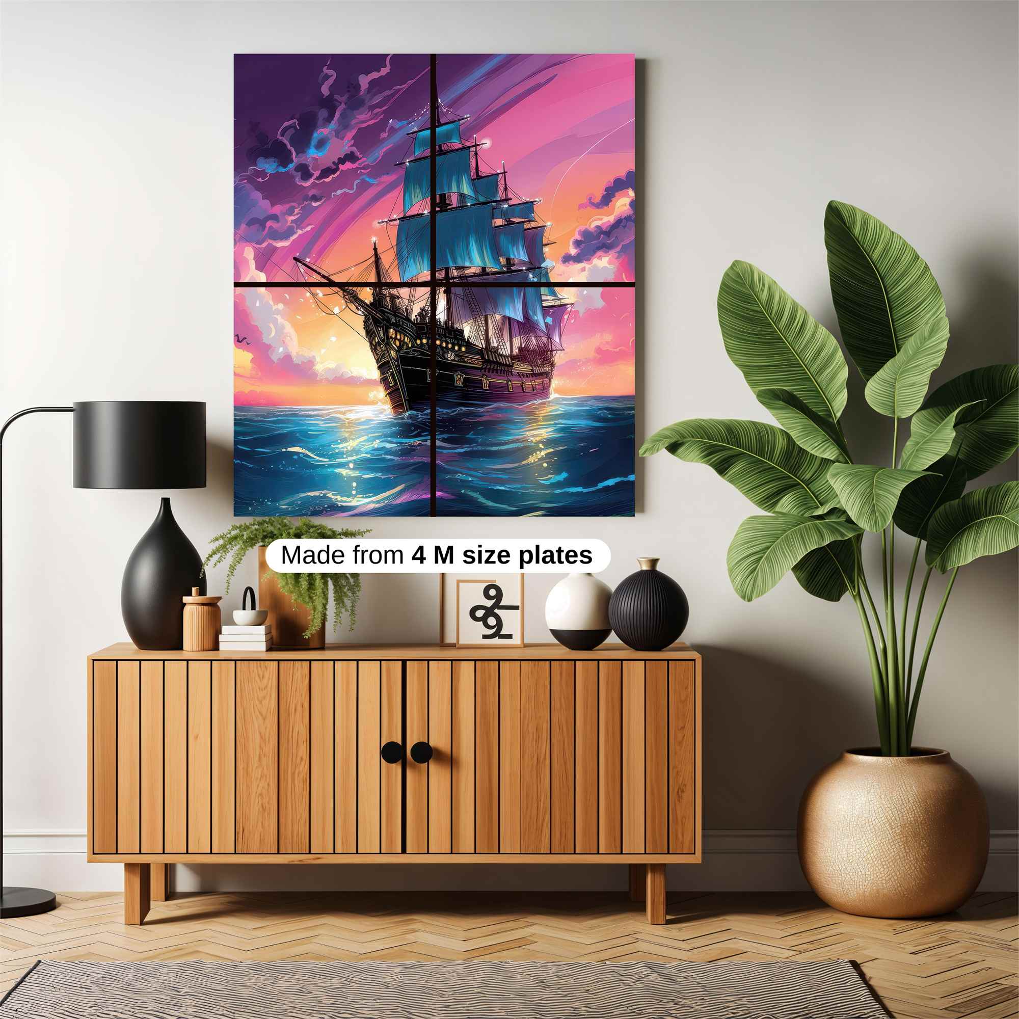 Sunset Serenity Safe Wall Magnetic / M