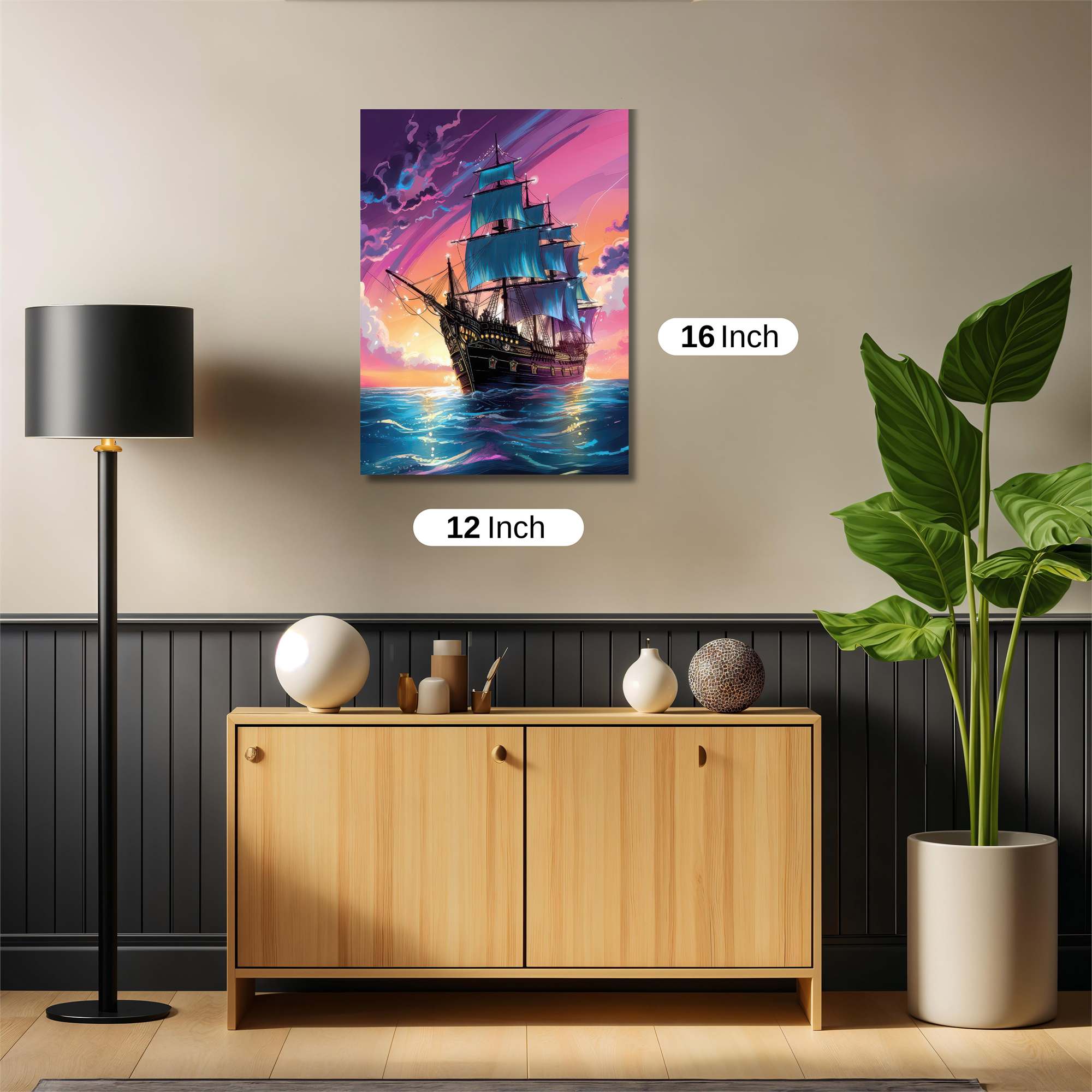 Sunset Serenity Safe Wall Magnetic / M