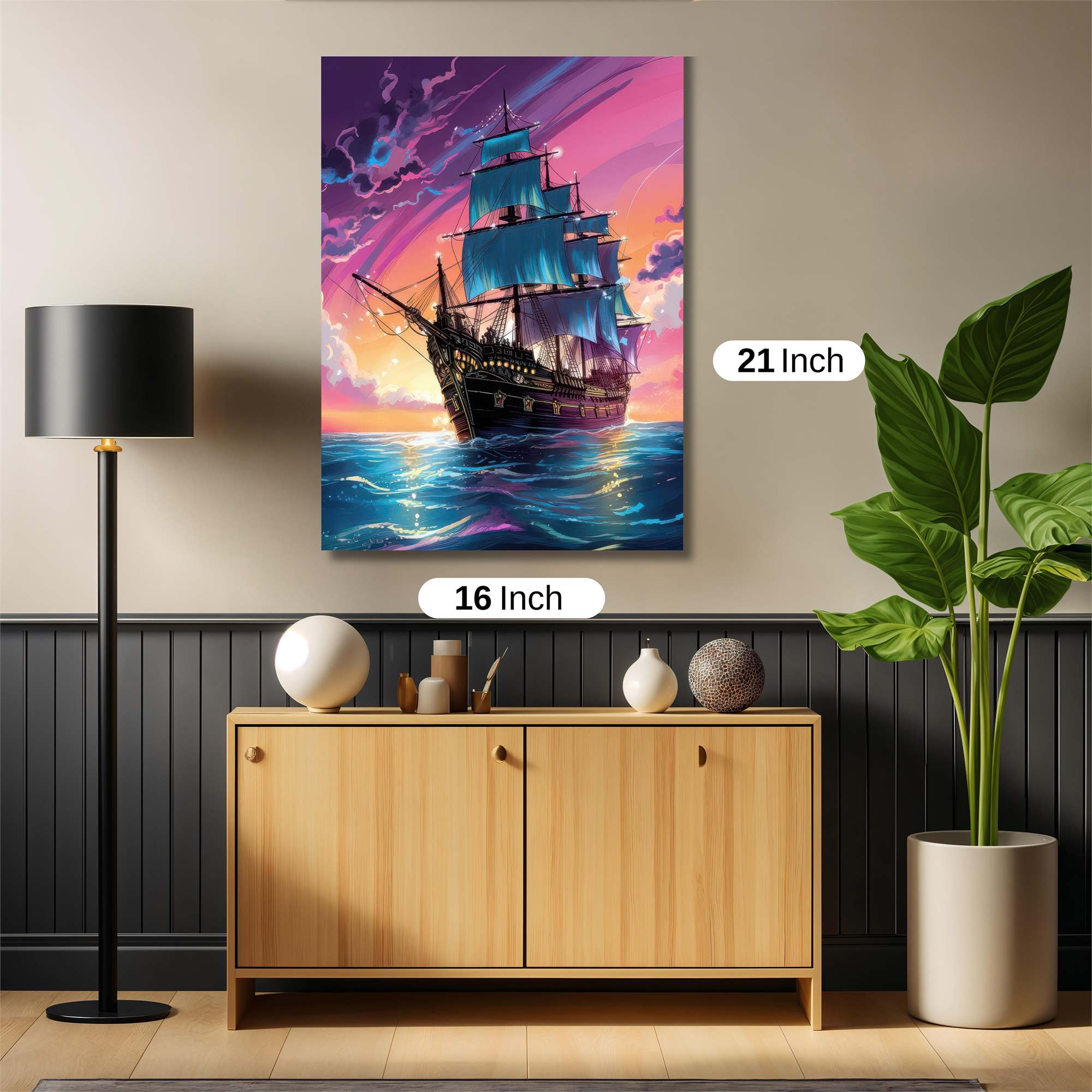 Sunset Serenity Safe Wall Magnetic / M
