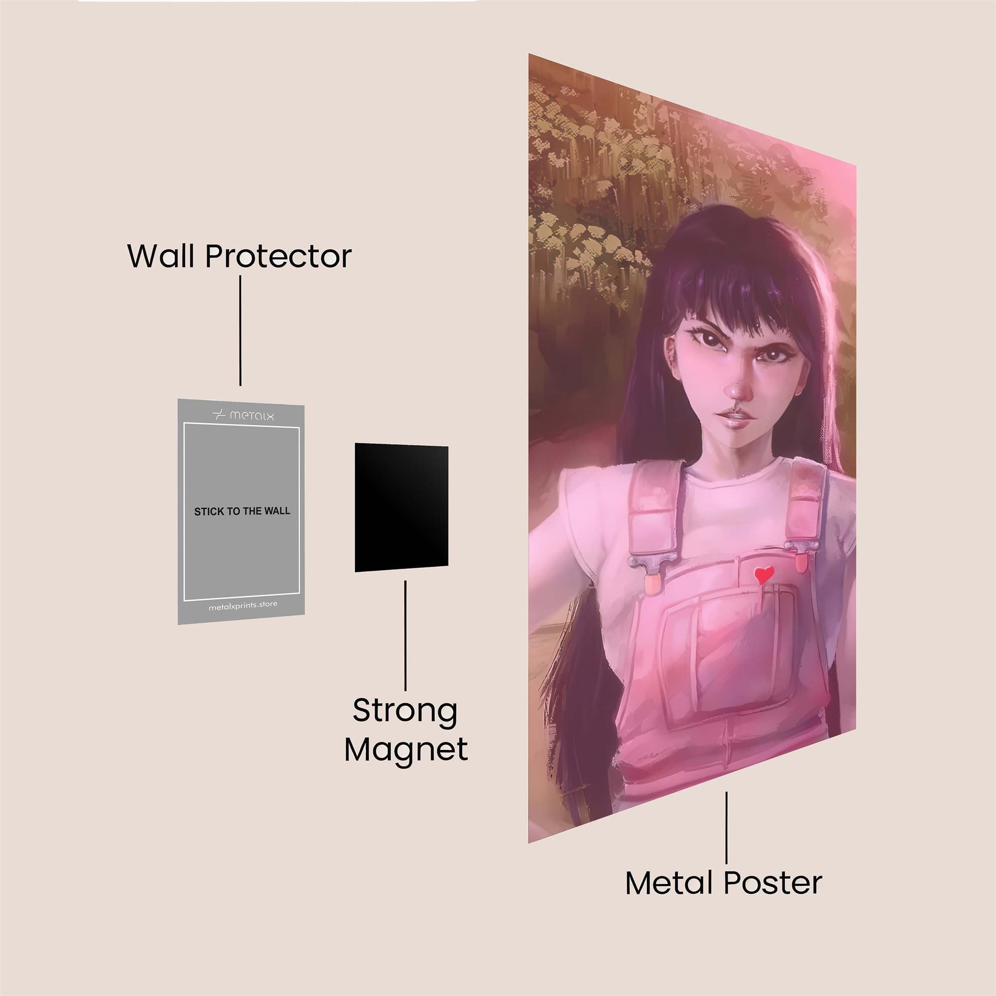 Rebel Heart Safe Wall Magnetic / M