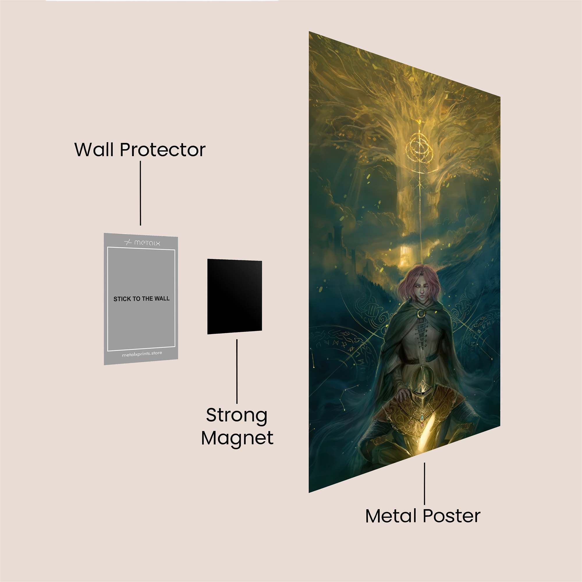 Mystic Ascension Safe Wall Magnetic / M