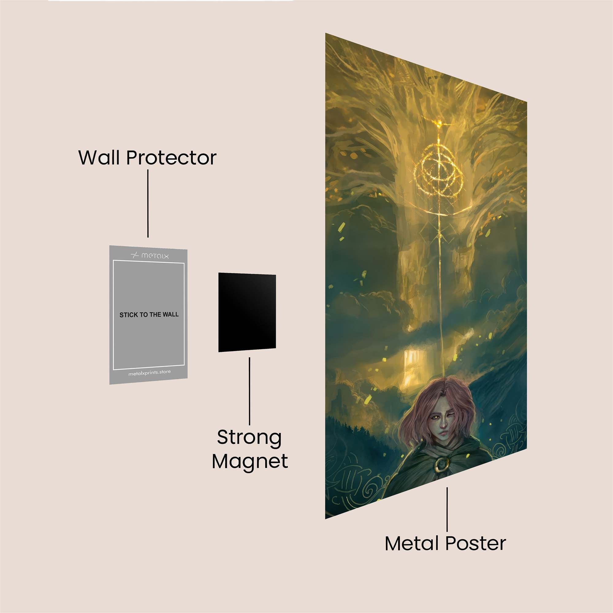 Celestial Awakening Safe Wall Magnetic / M