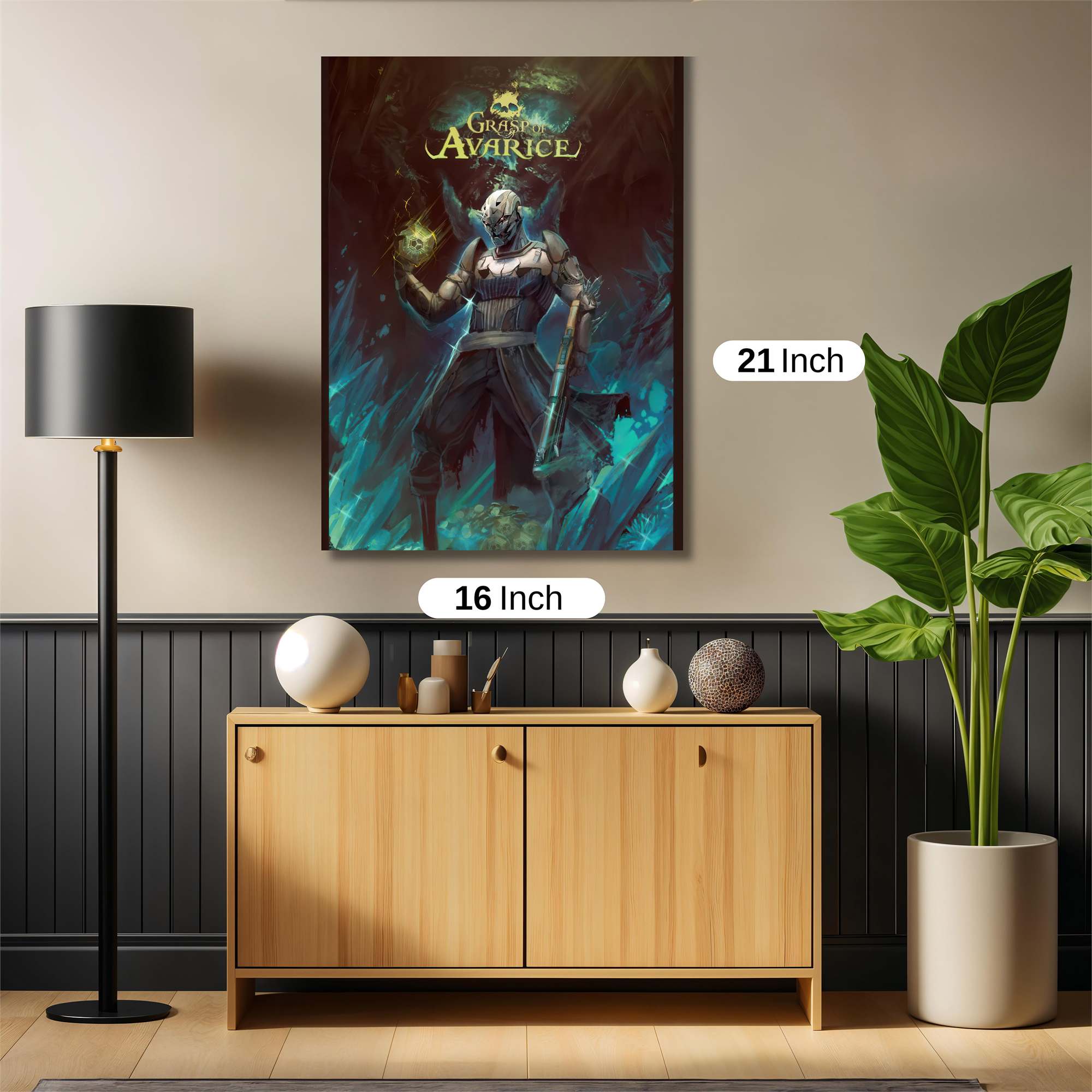 Greed Unleashed Safe Wall Magnetic / M