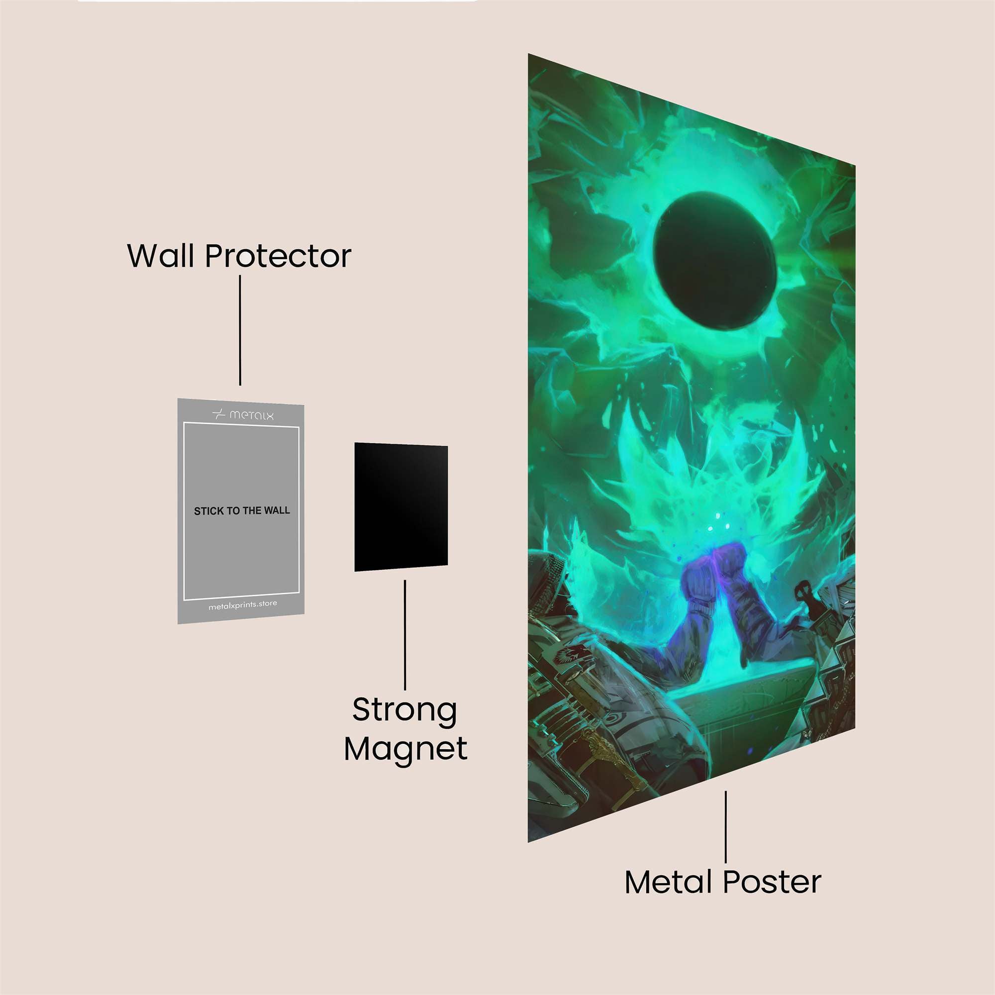 Eclipse Unleashed Safe Wall Magnetic / M
