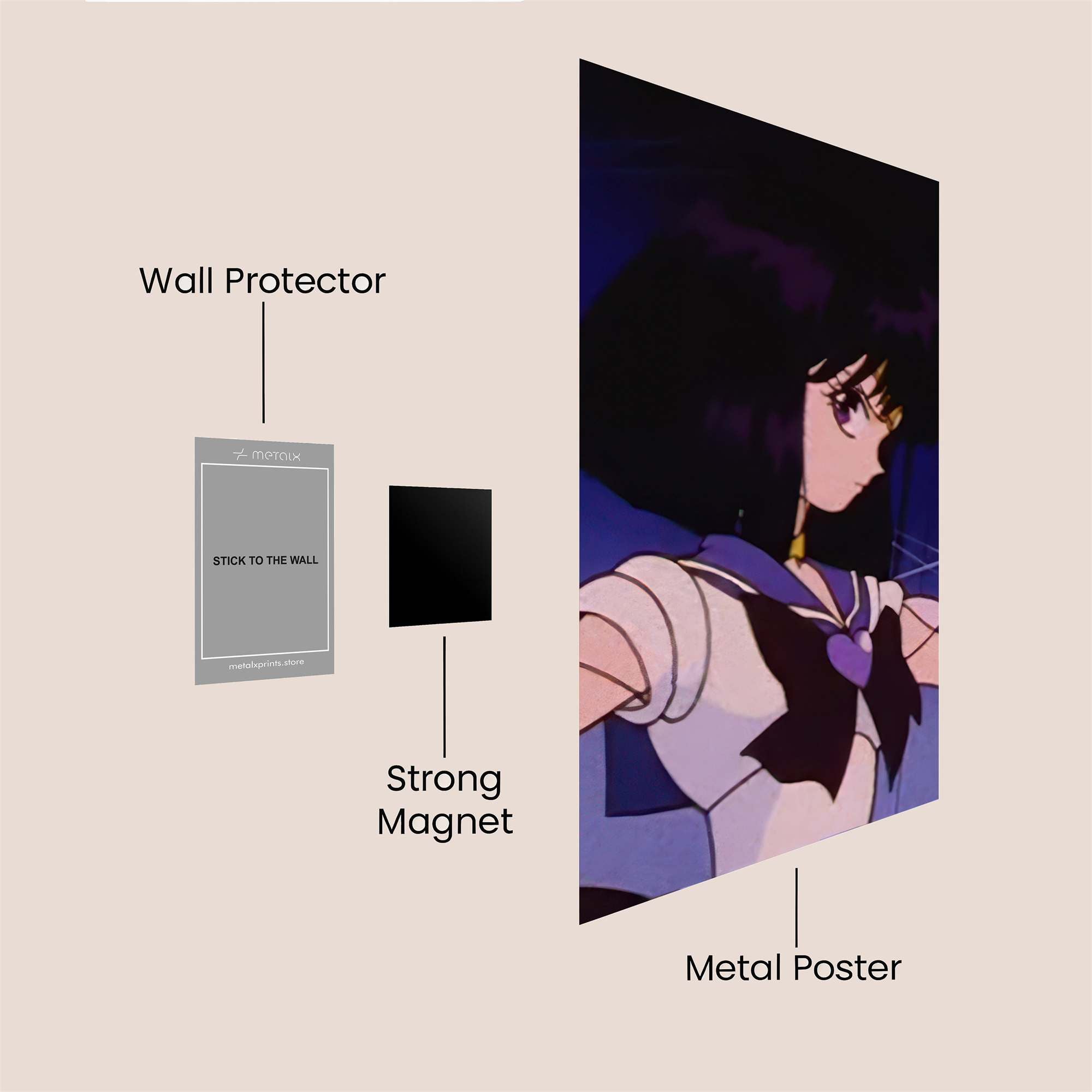 Sailor Serenity Safe Wall Magnetic / M