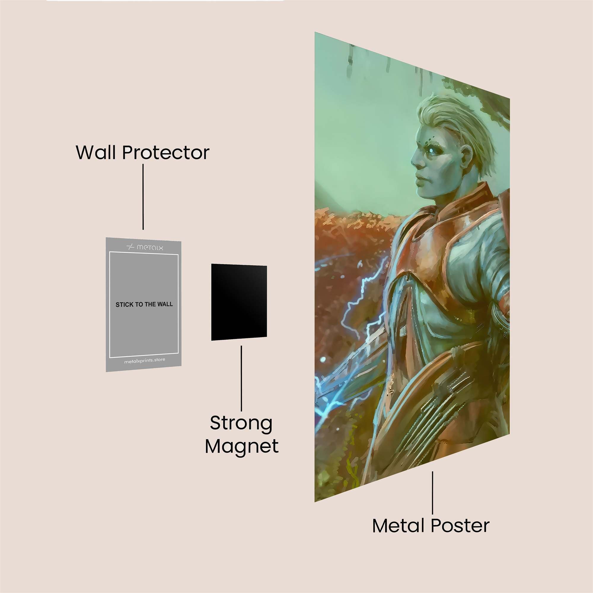 Arcane Sentinel Safe Wall Magnetic / M