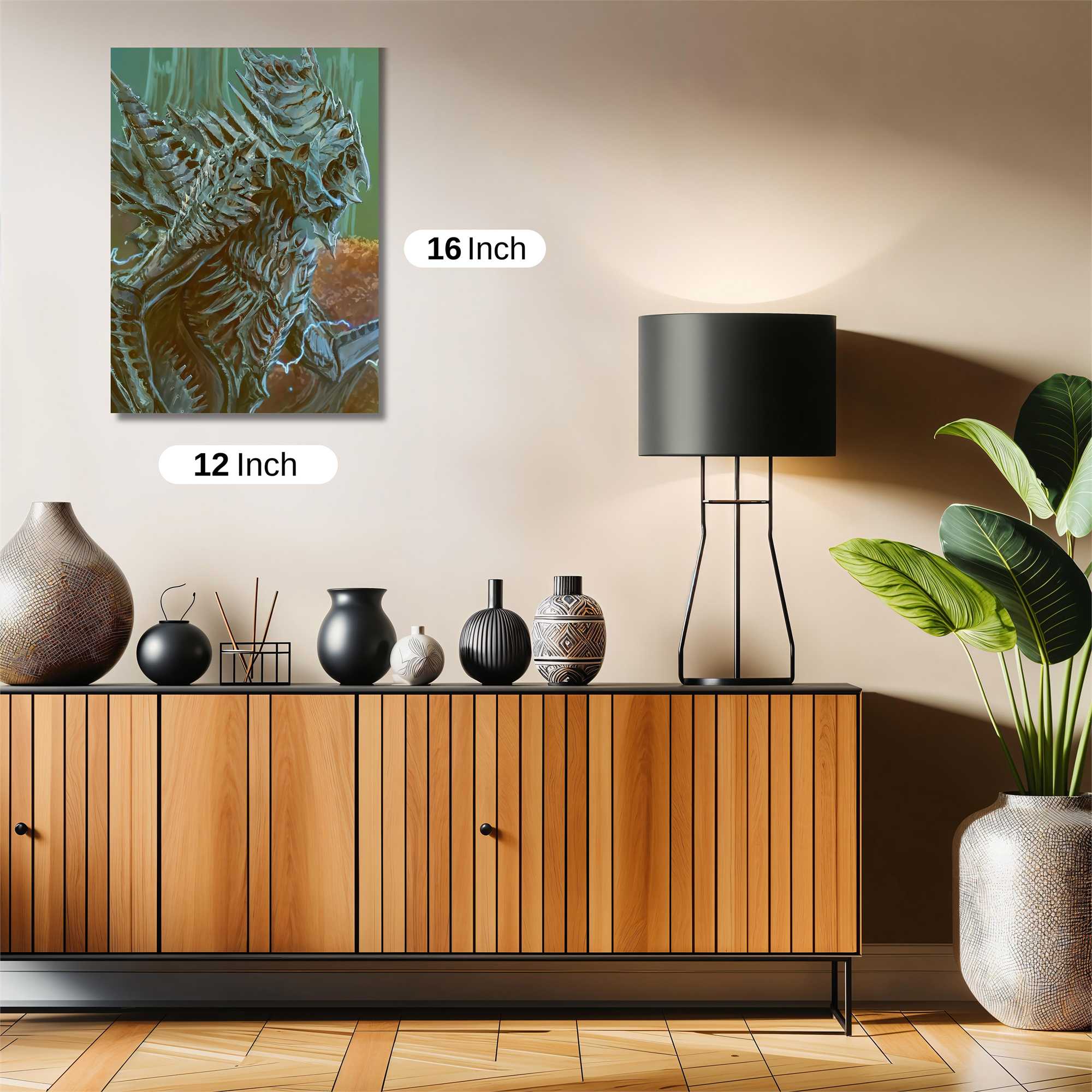 Ghidorah Menacing Safe Wall Magnetic / M