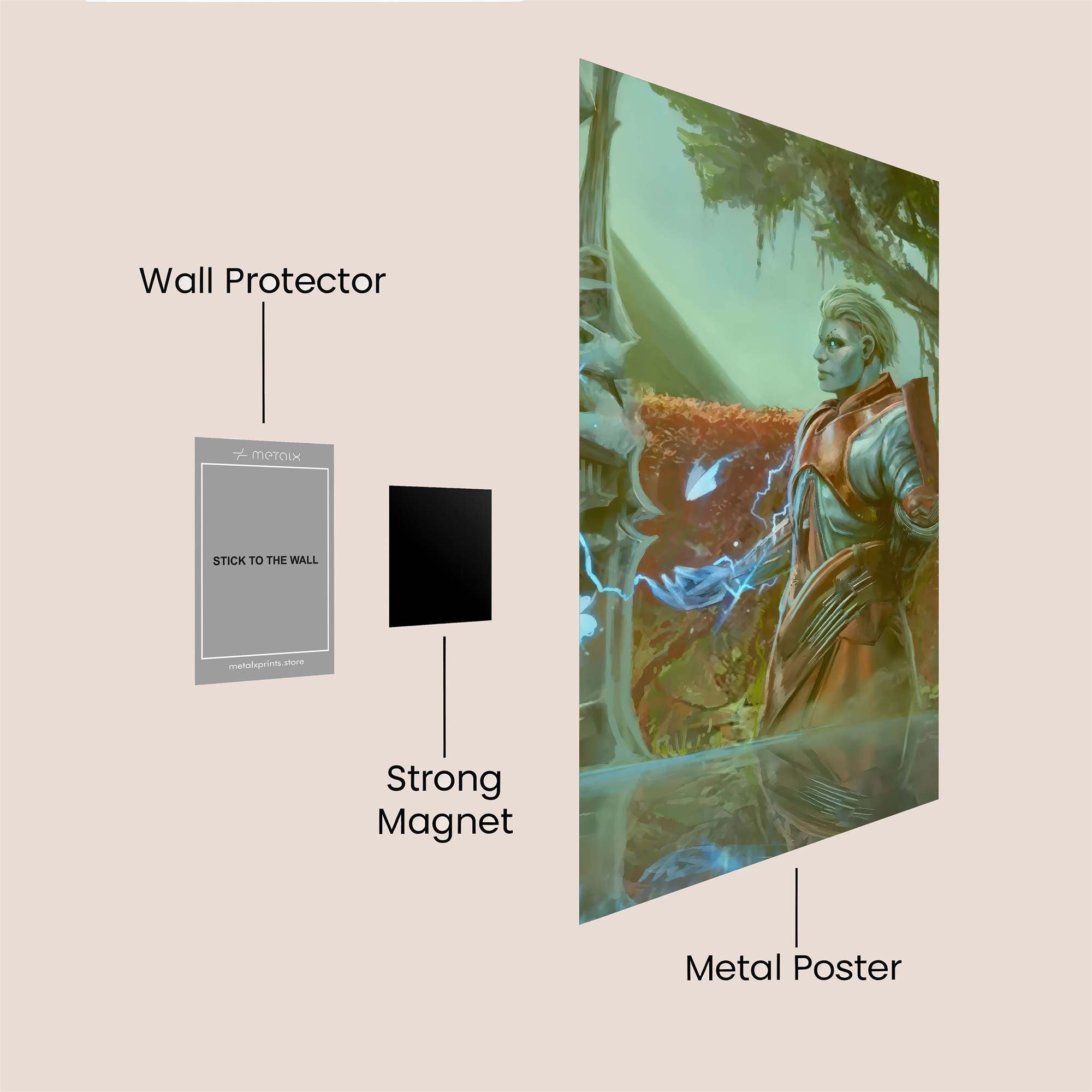 Jace Enigmatic Safe Wall Magnetic / M