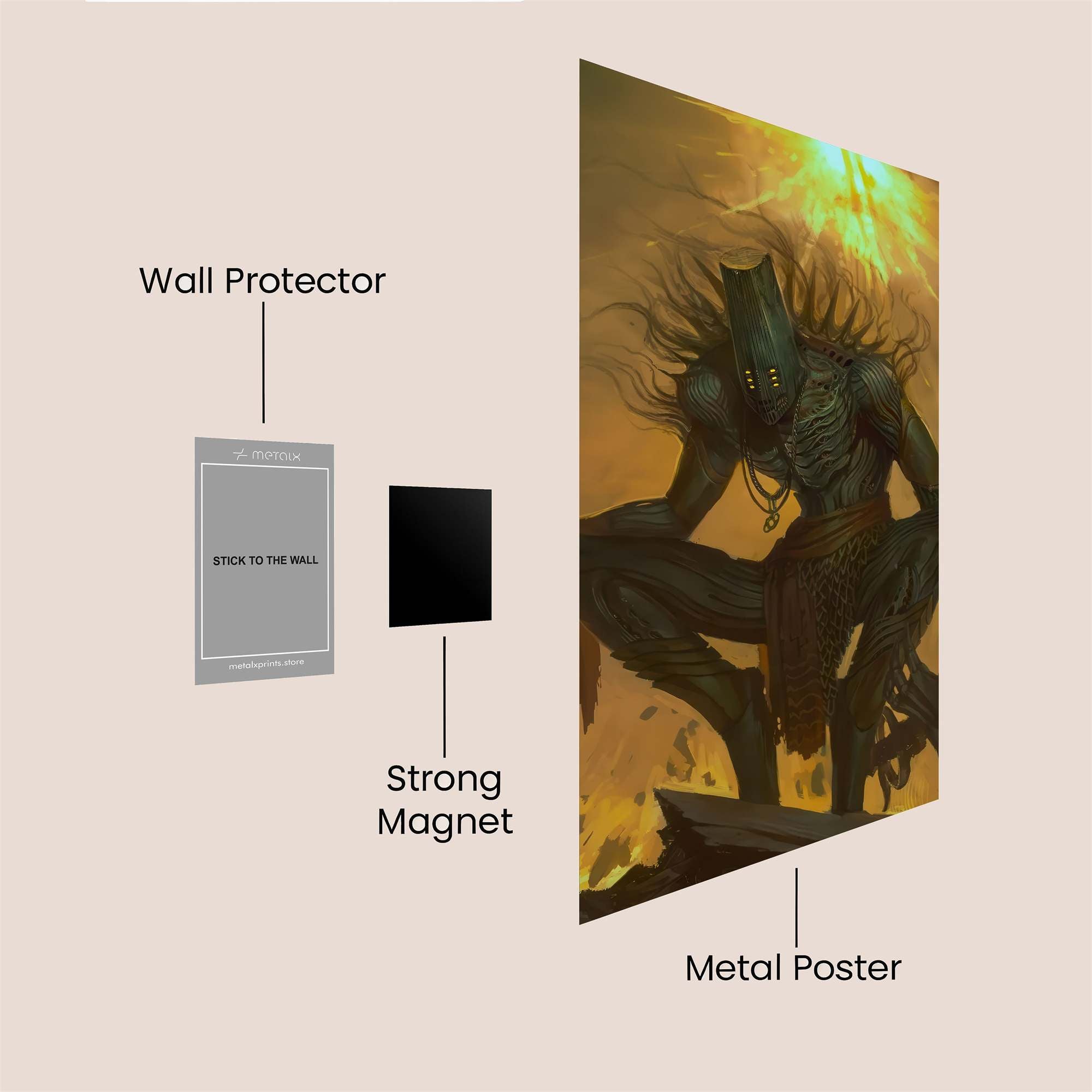 Flayer Ascendant Safe Wall Magnetic / M