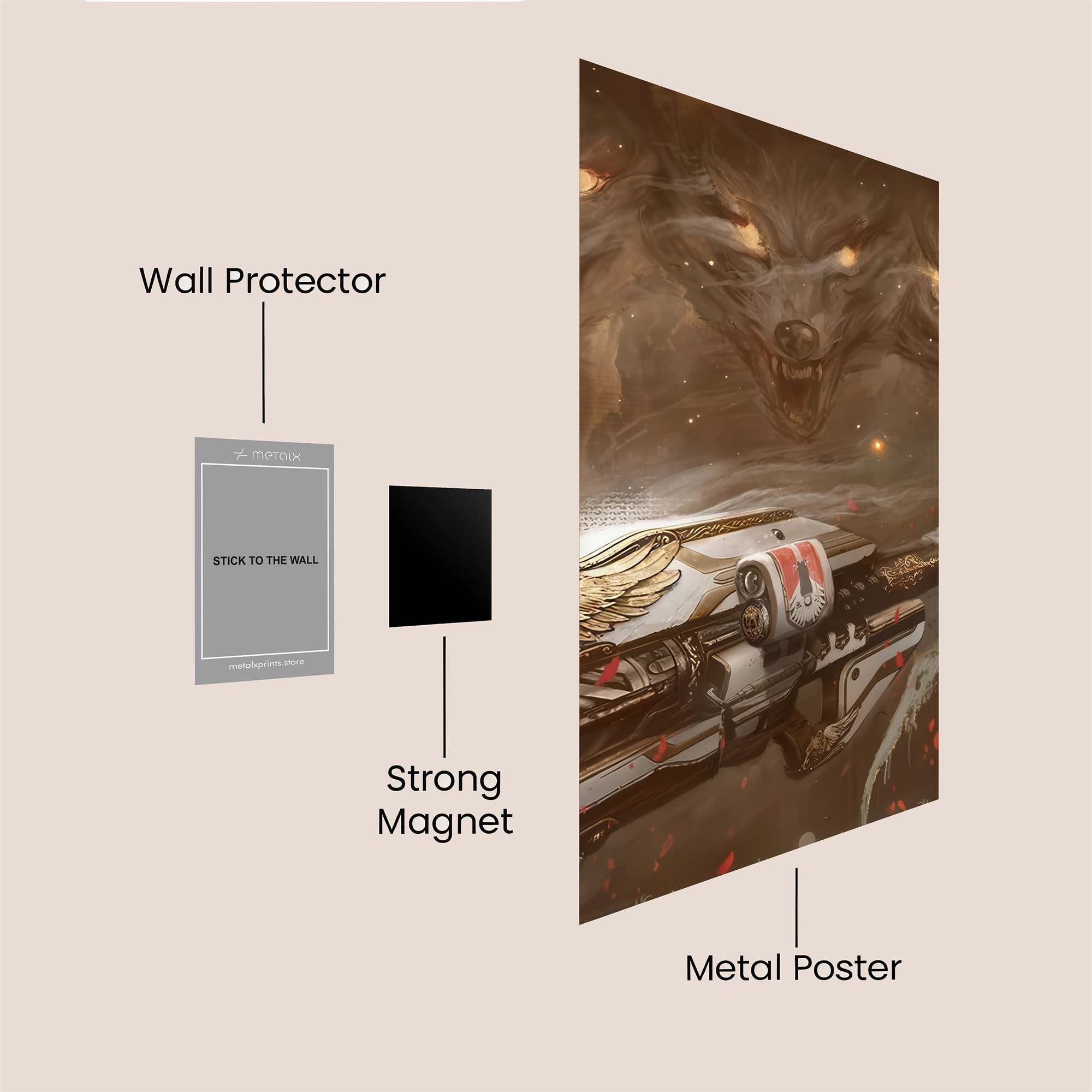 Cerberus Fury Safe Wall Magnetic / M