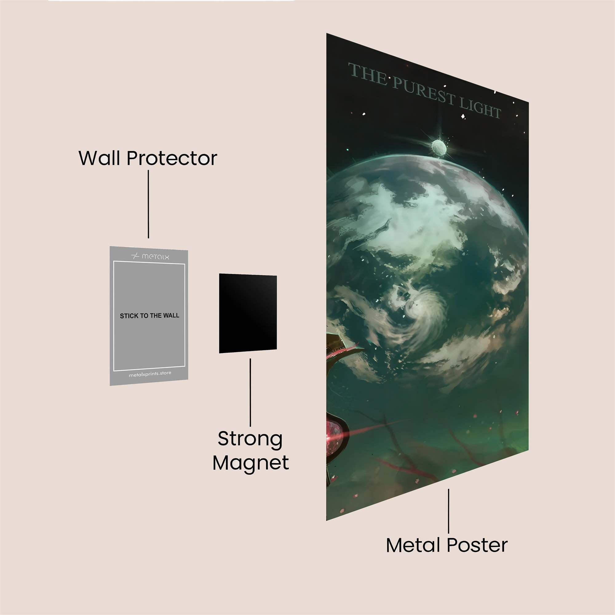 Earth Serene Safe Wall Magnetic / M