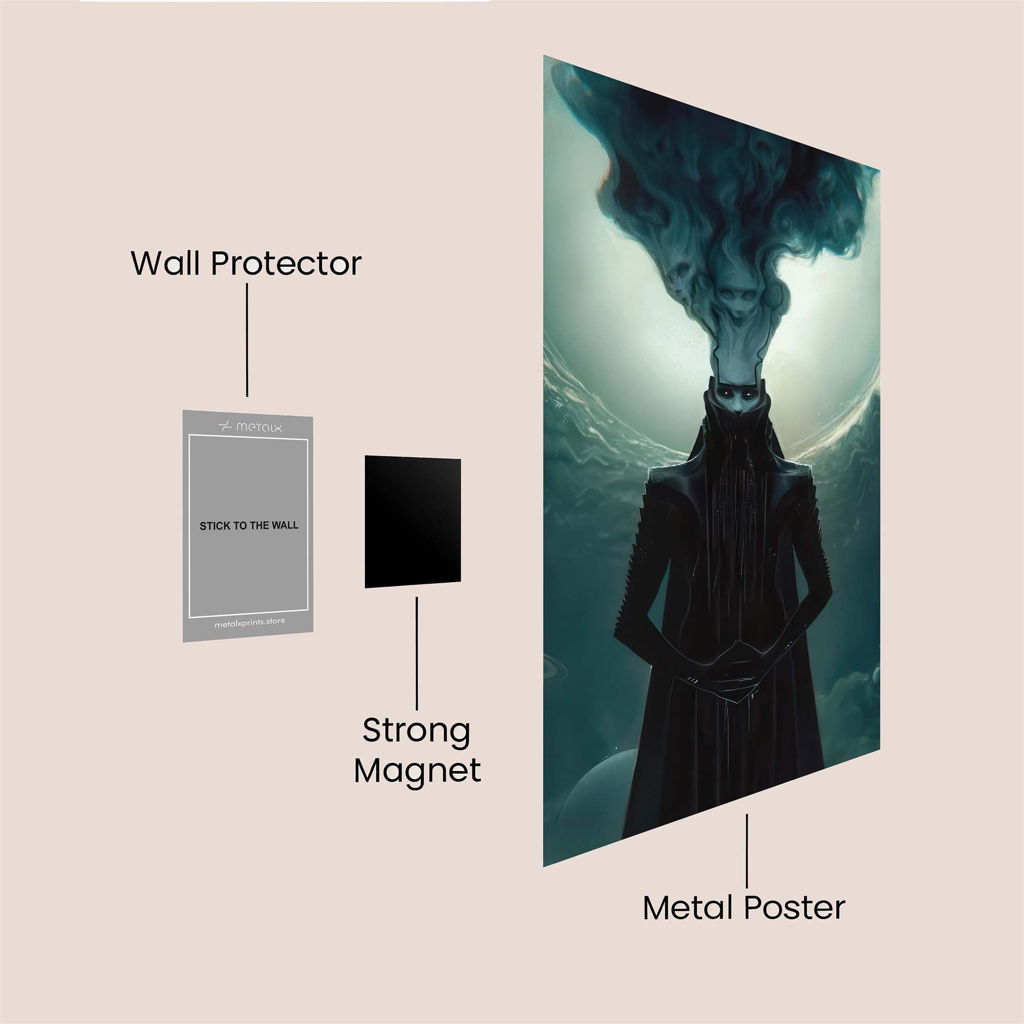 Void Whisper Safe Wall Magnetic / M