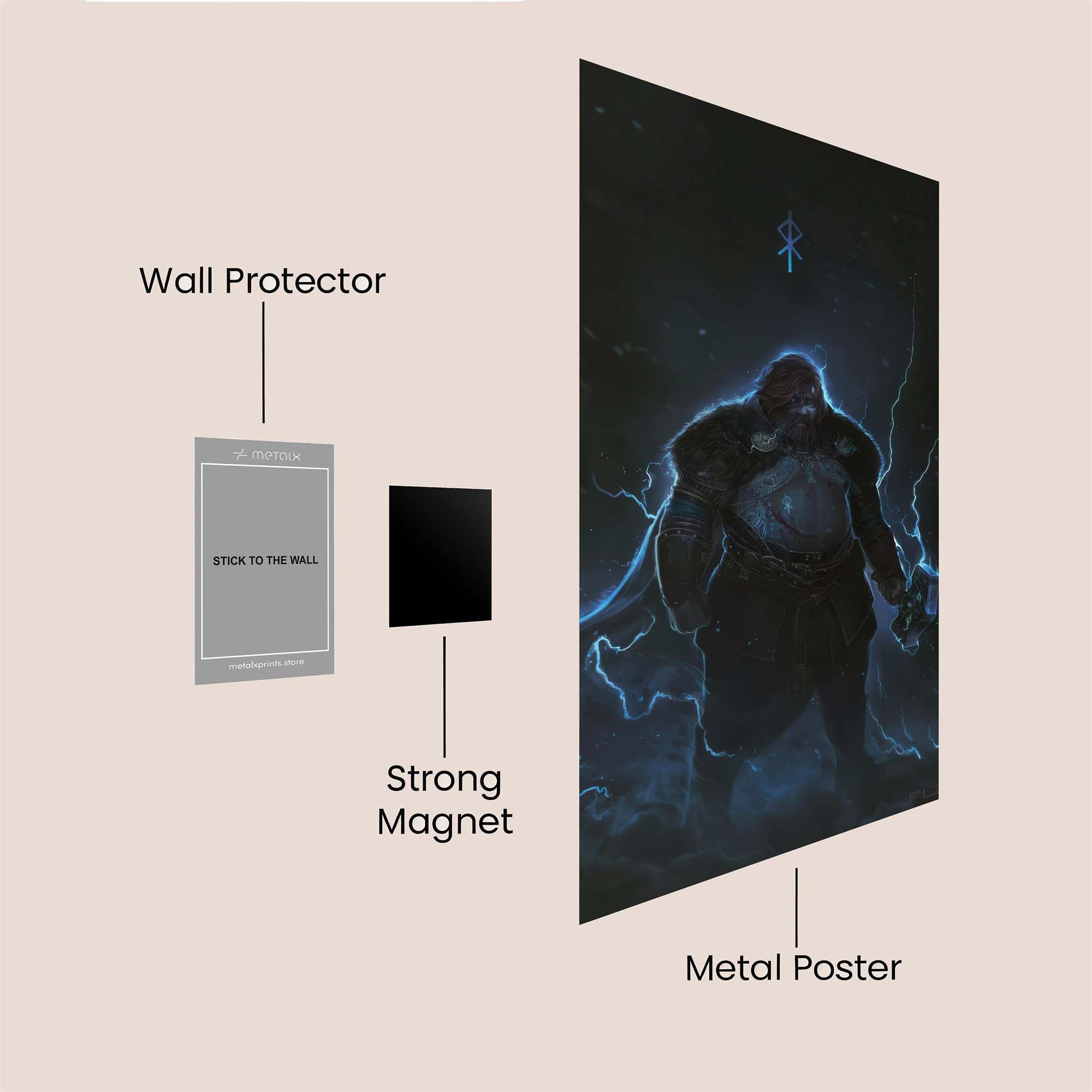 Thor Tempestuous Safe Wall Magnetic / M