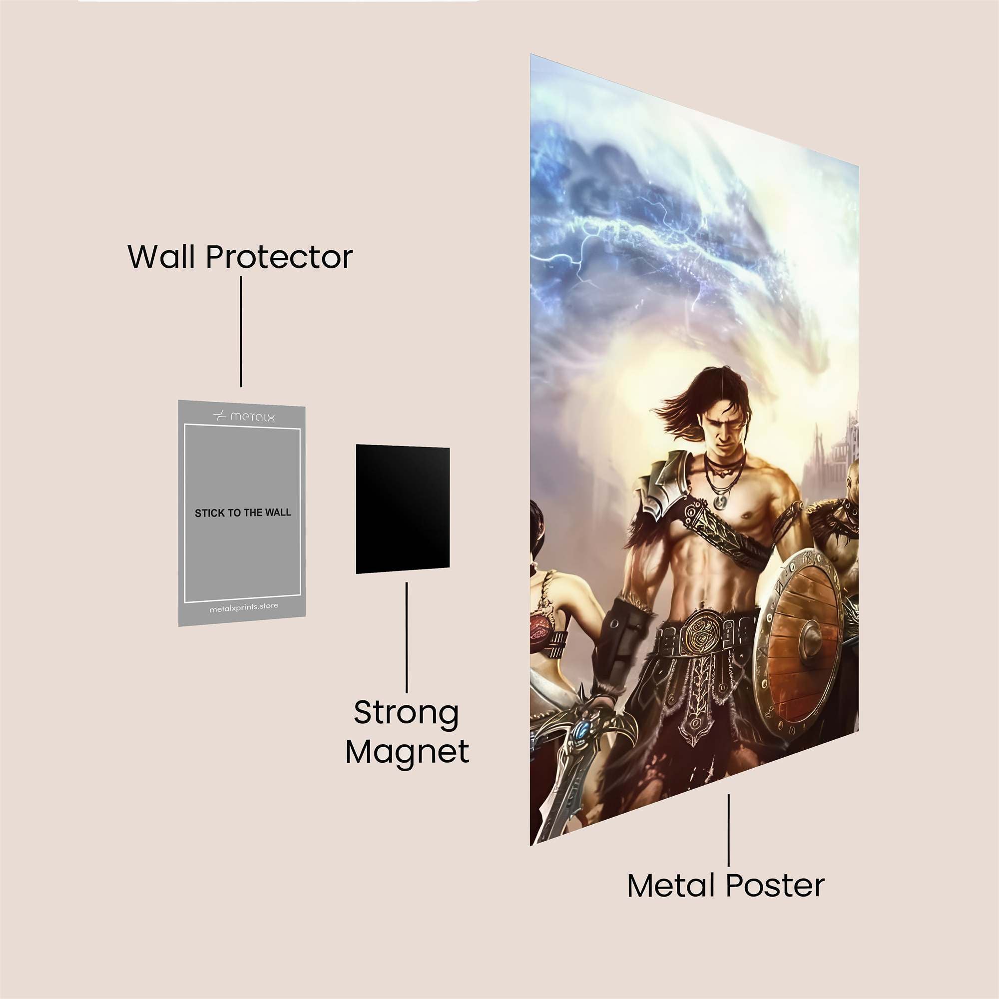 Conan Triumphant Safe Wall Magnetic / M