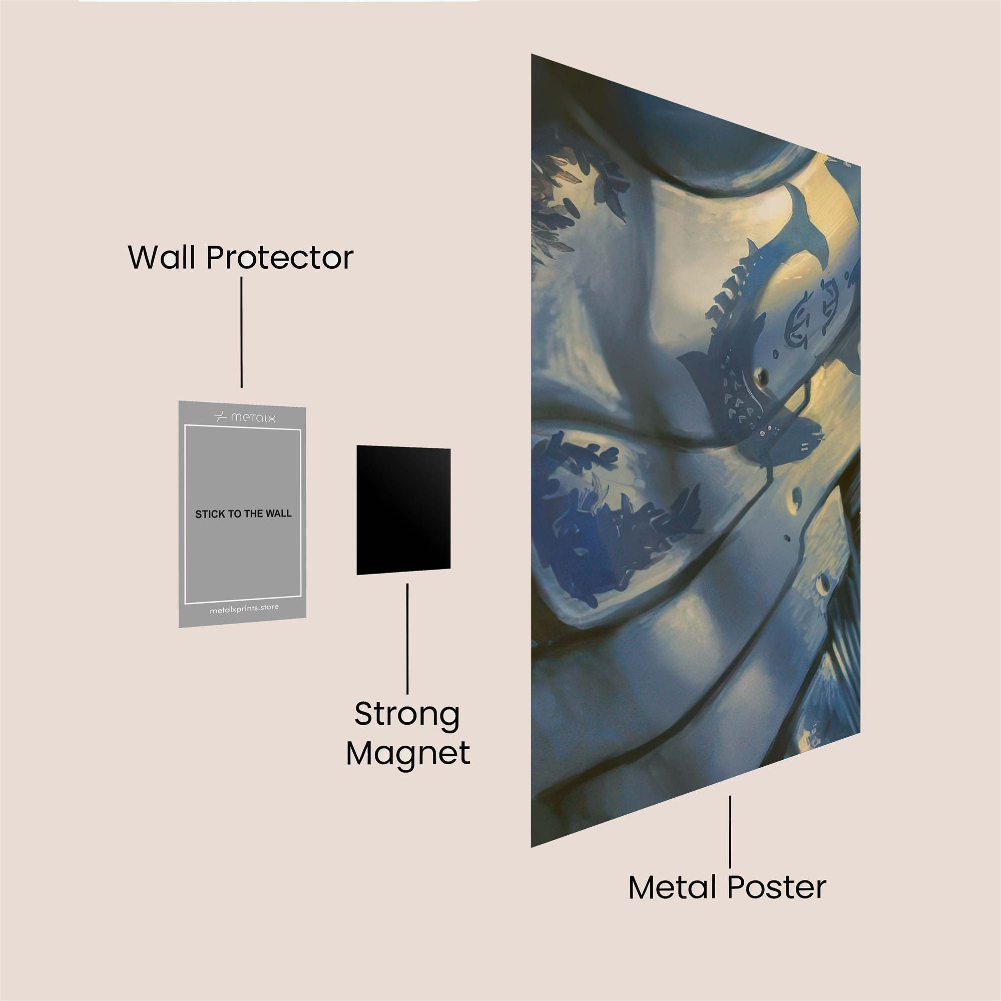 Samurai Serenity Safe Wall Magnetic / M