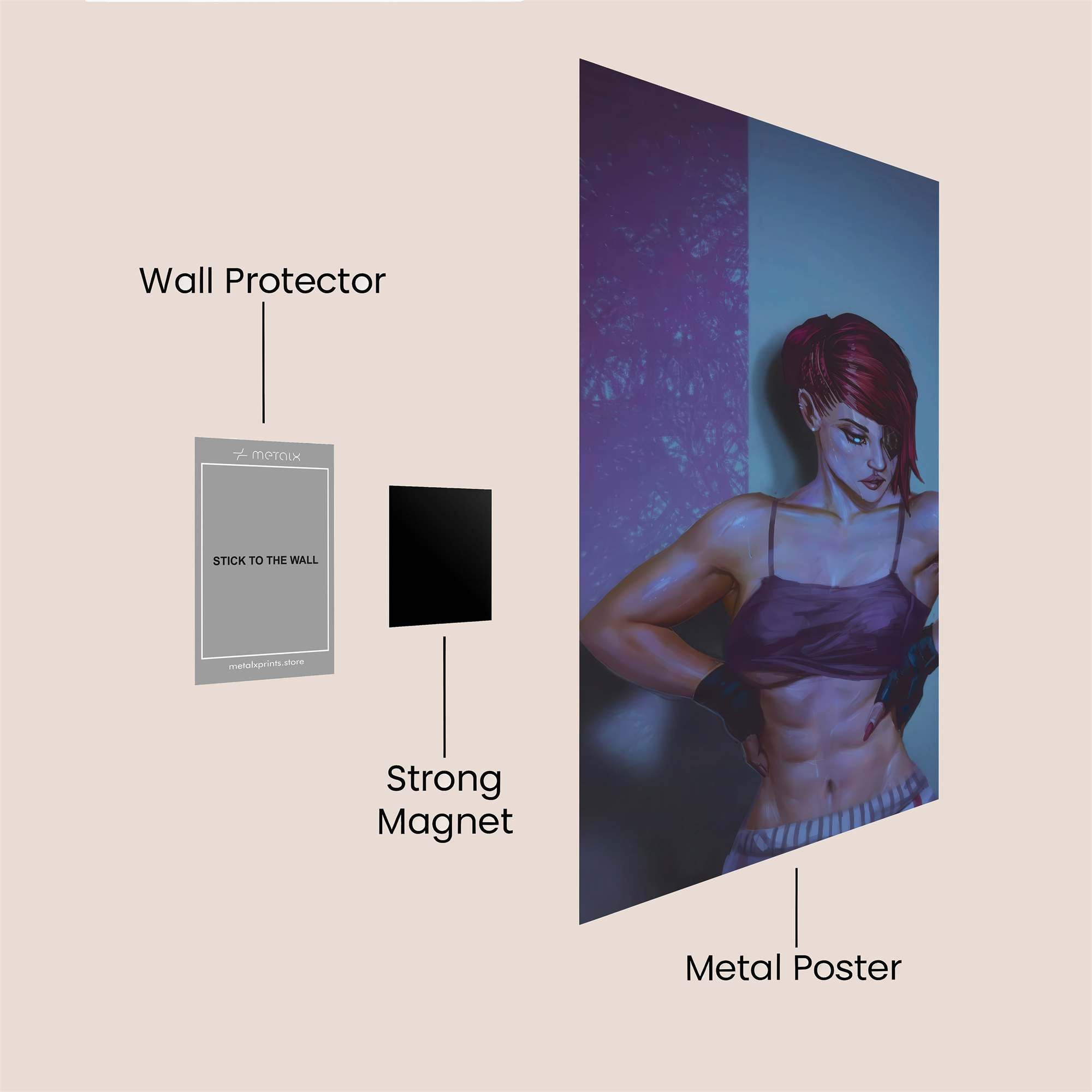 Athletic Aura Safe Wall Magnetic / M