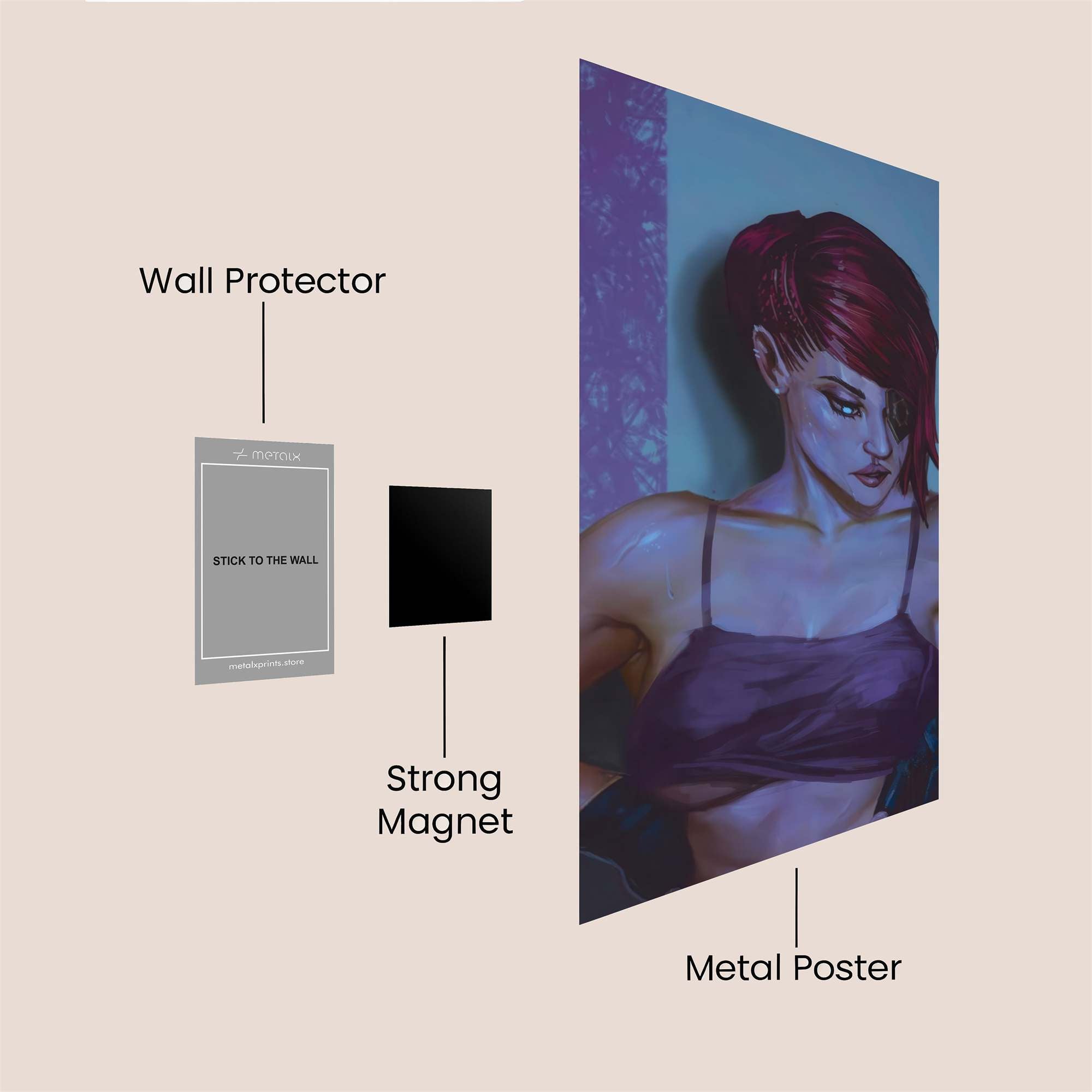 Elf Enigma Safe Wall Magnetic / M