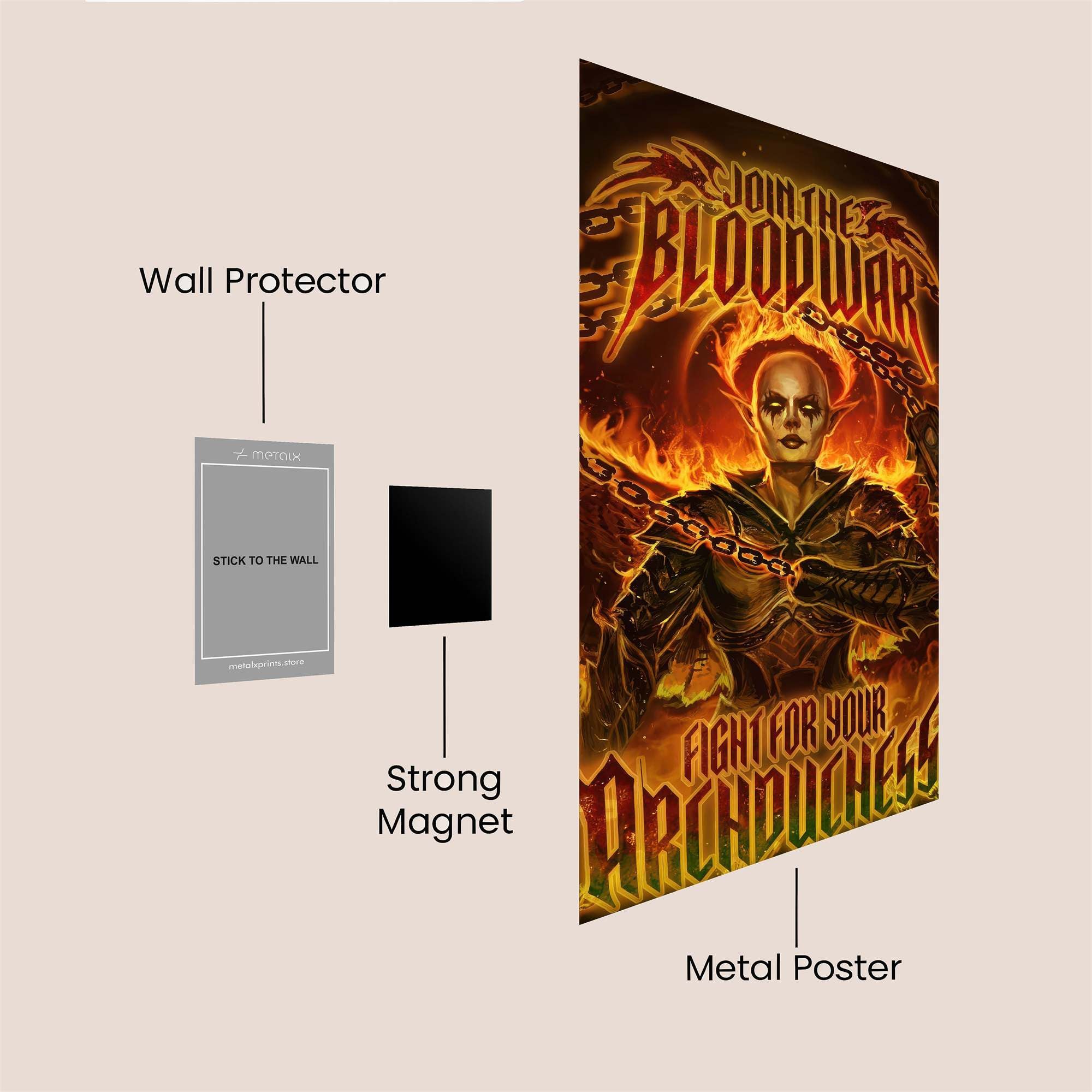 Archduchess Ardent Safe Wall Magnetic / M