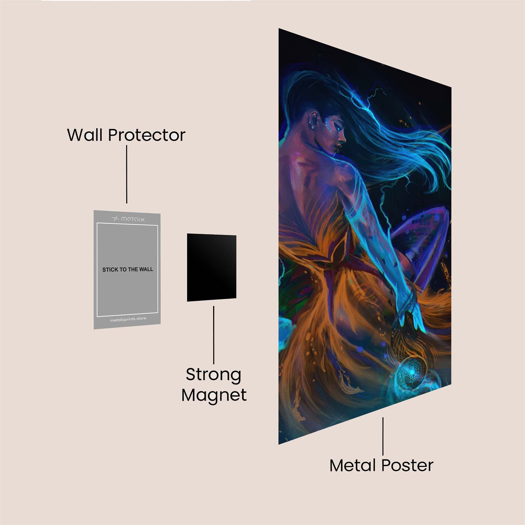 Electric Grace Safe Wall Magnetic / M