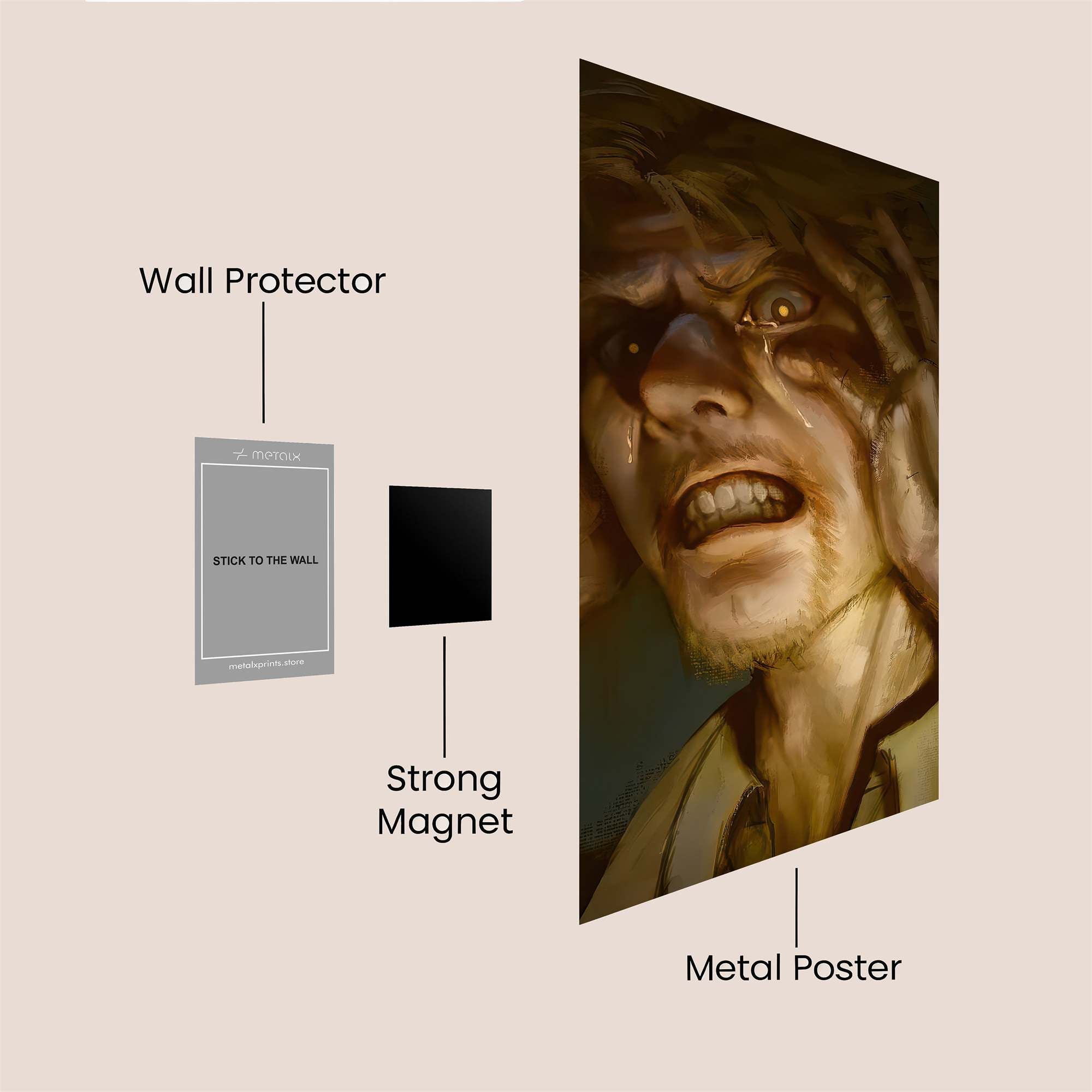 Renfield Distraught Safe Wall Magnetic / M