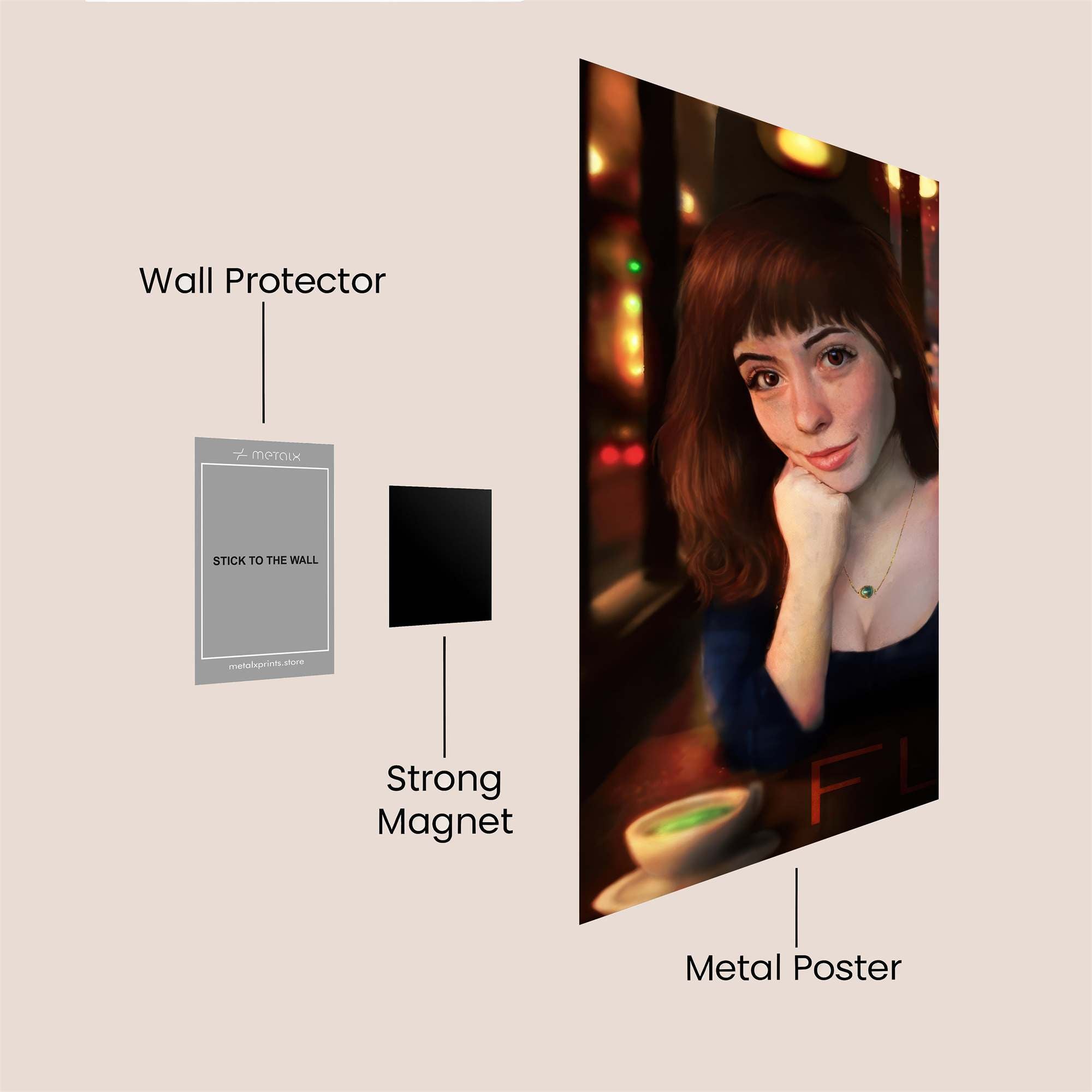 Night Whispers Safe Wall Magnetic / M