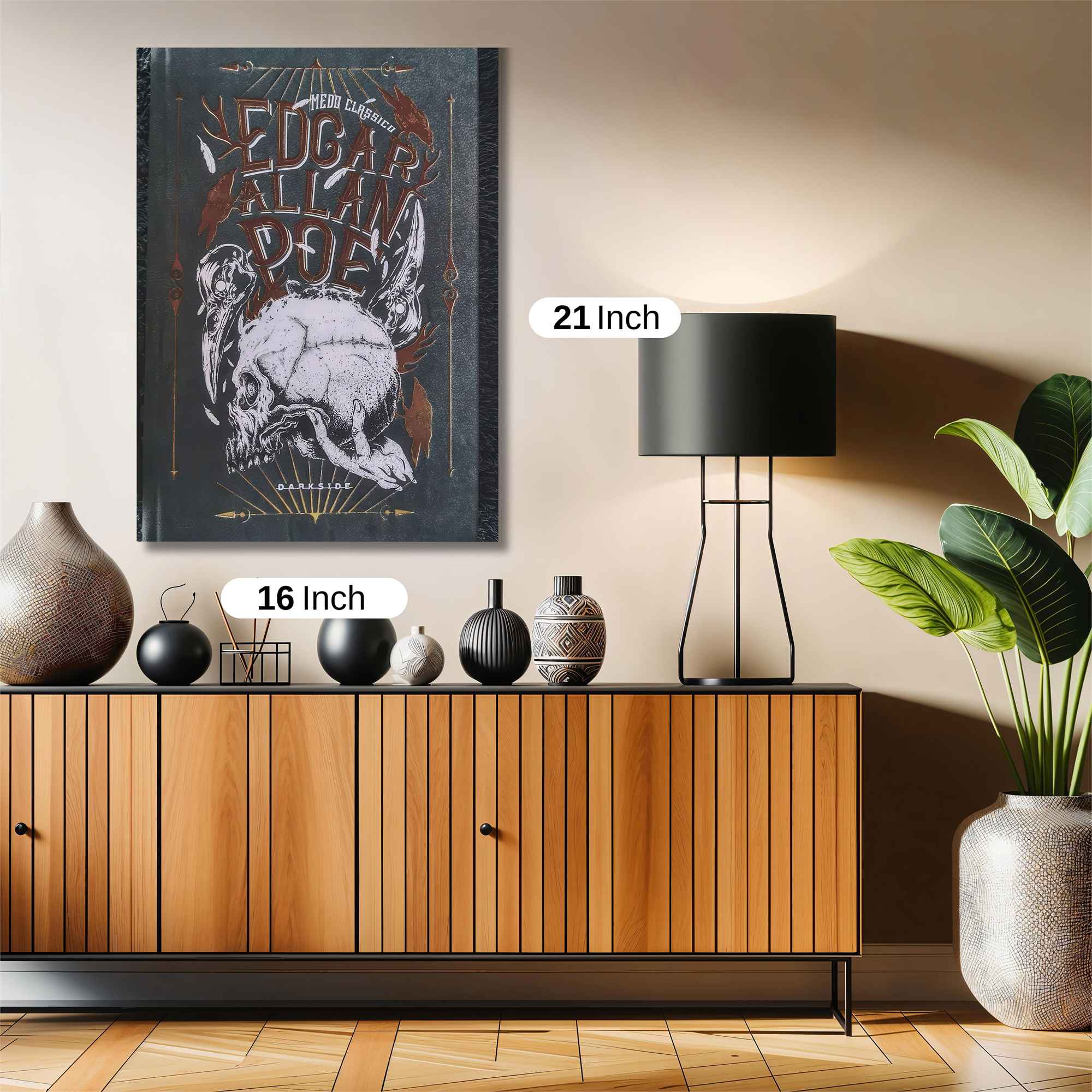 Poe Macabre Safe Wall Magnetic / M