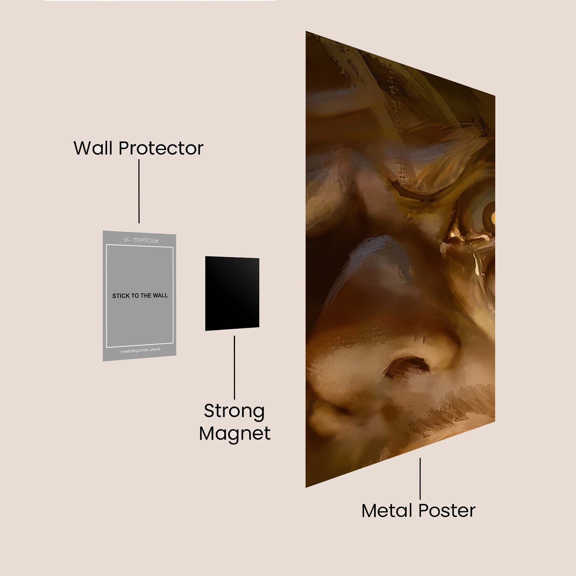Ghoul Wail Safe Wall Magnetic / M