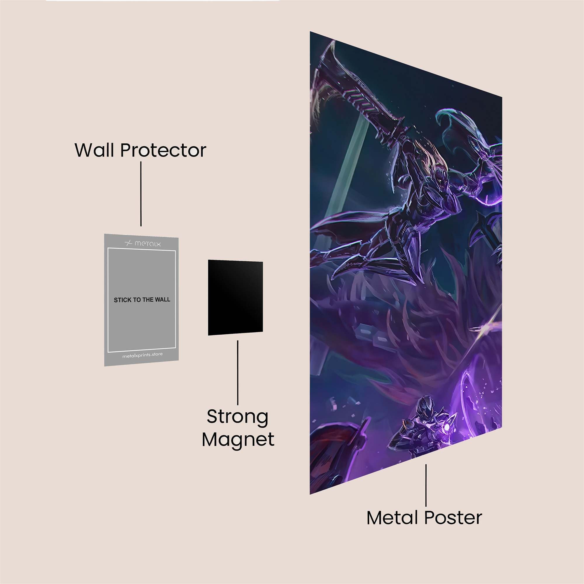 Reaper Unleashed Safe Wall Magnetic / M